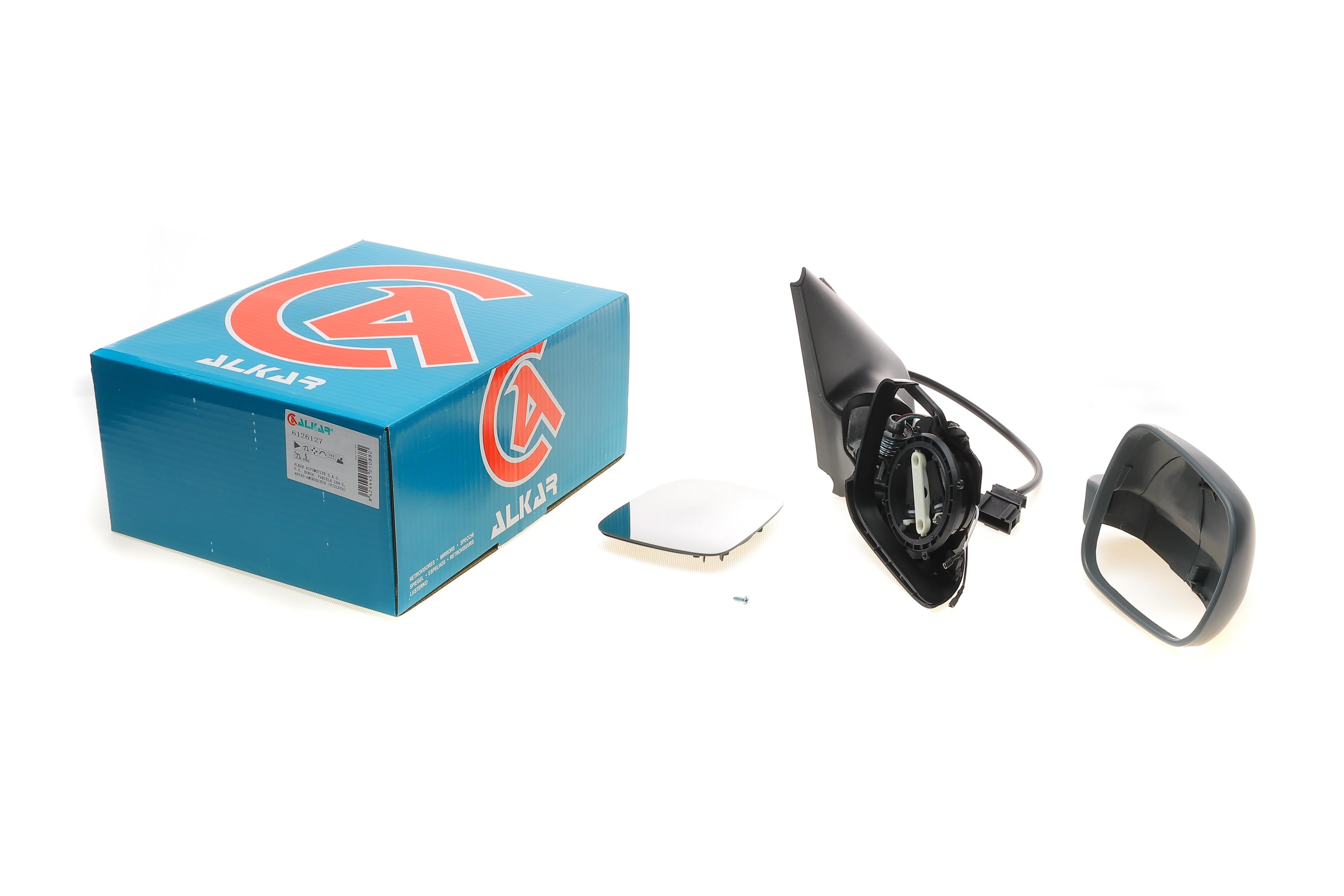 Дзеркало заднього виду (під фарбування) VW Golf/Bora 97-05 (R) (електро/з підігрів.)