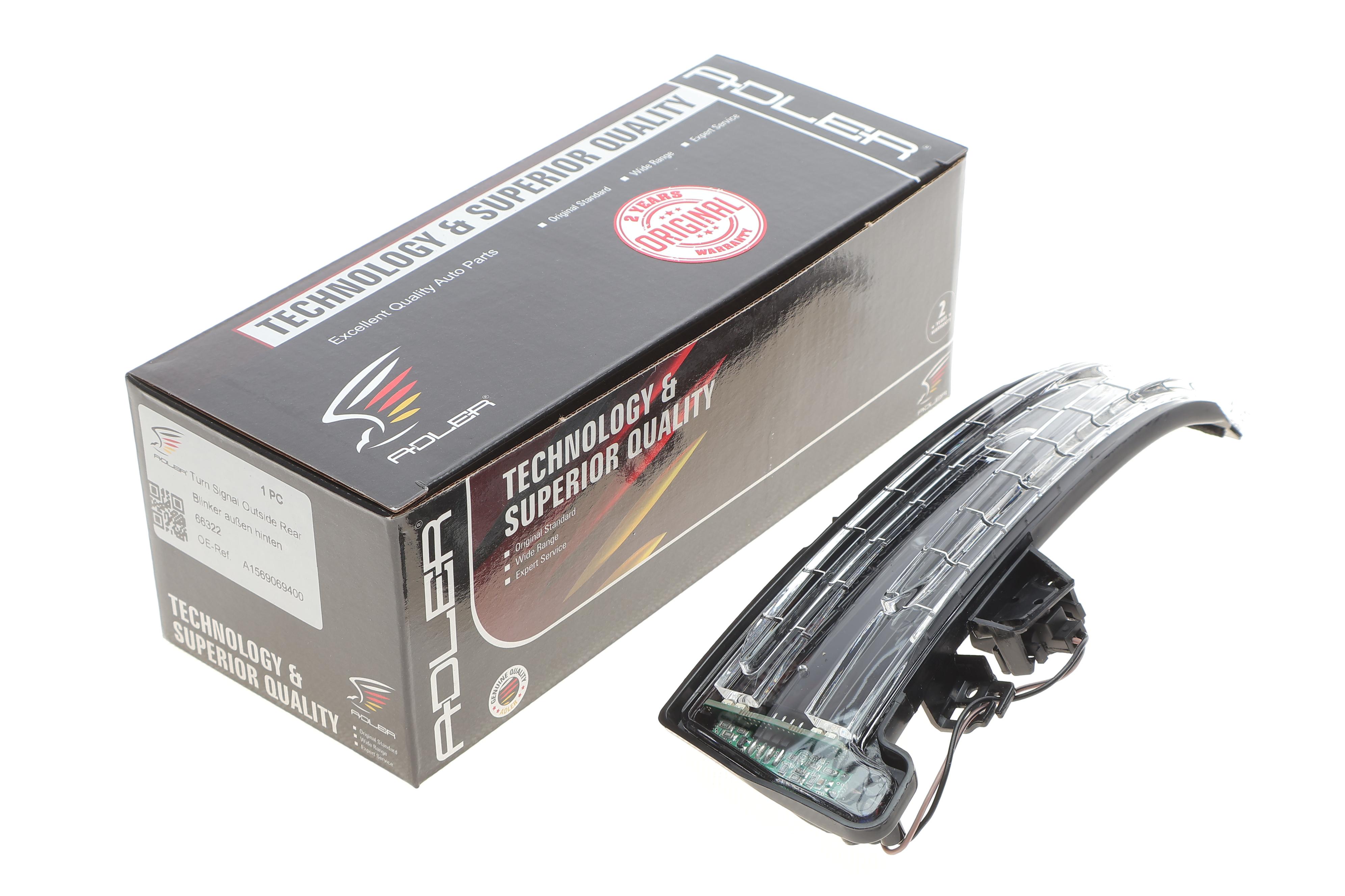 Повторювач повороту на дзеркало MB C-class (W204)/E-class (W212) 09-16 (R)