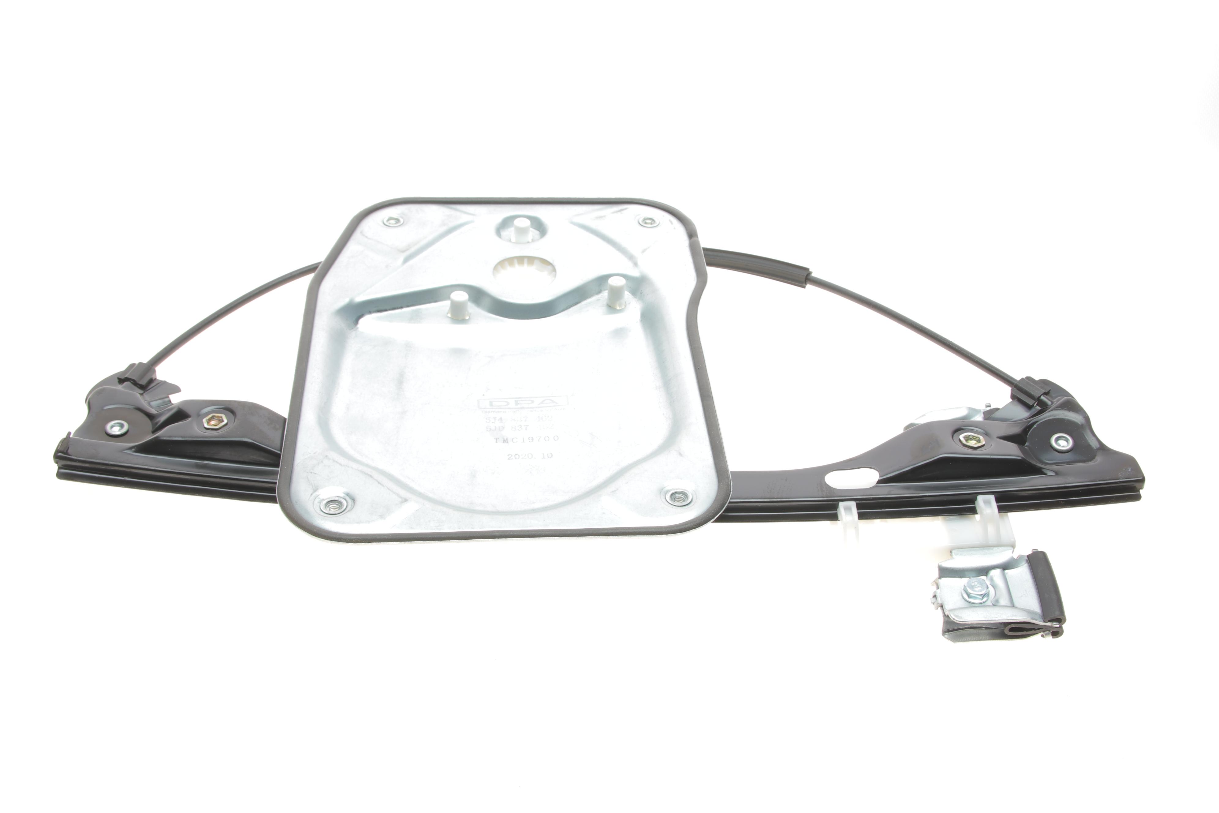 Склопідіймач (передній) Skoda Fabia 06-14 (R) (електро) (без моторчика)