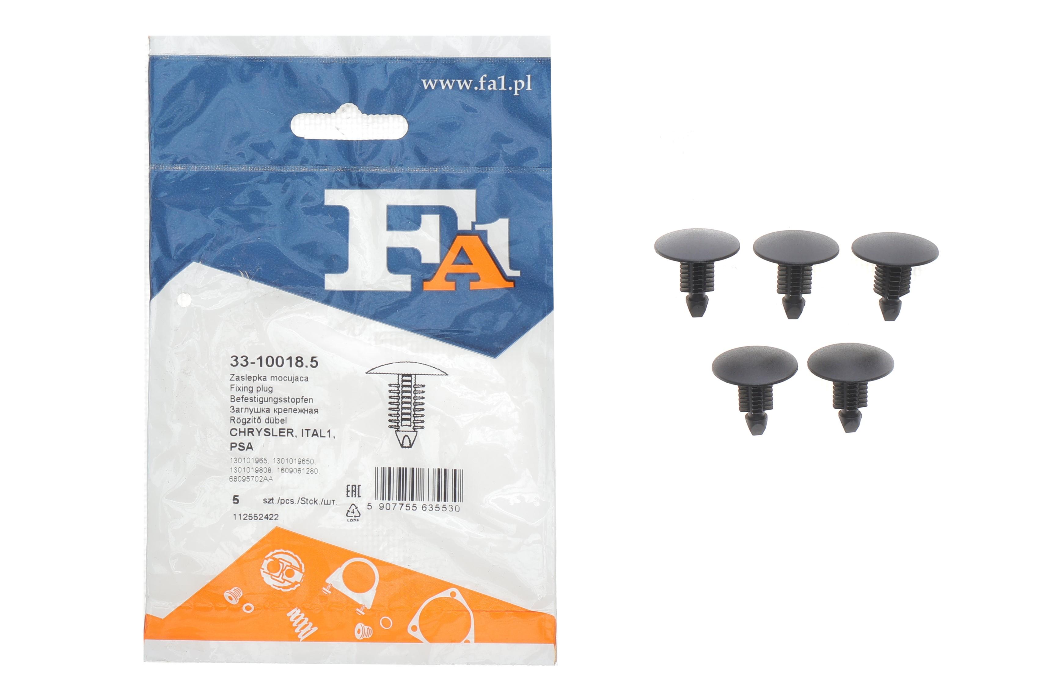 Кліпса кріплення обшивки/молдингів (к-кт 5шт) Fiat Ducato 94-