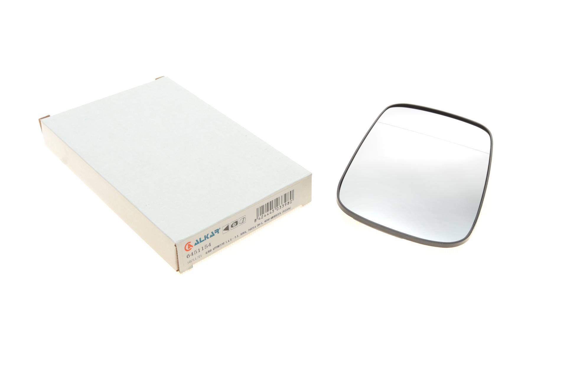 Скло дзеркала VW Caddy II 95-04 (L)