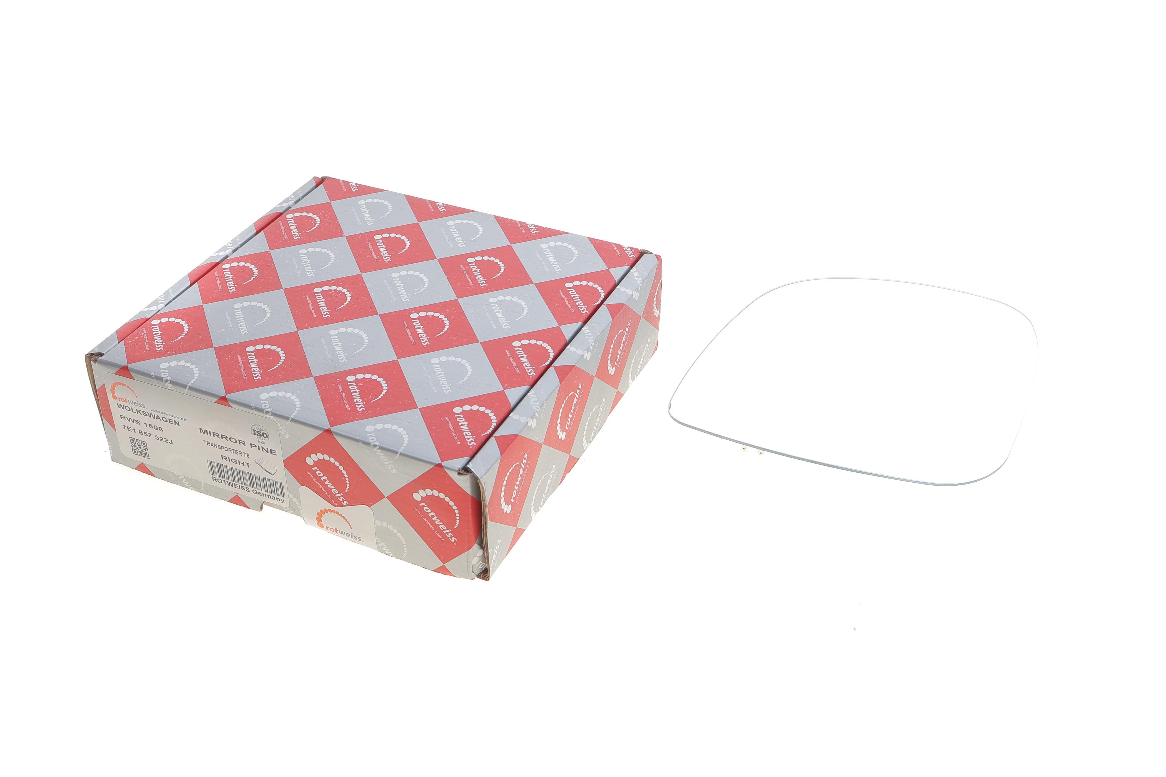 Скло дзеркала (з підігрівом) VW T5 09- (R)