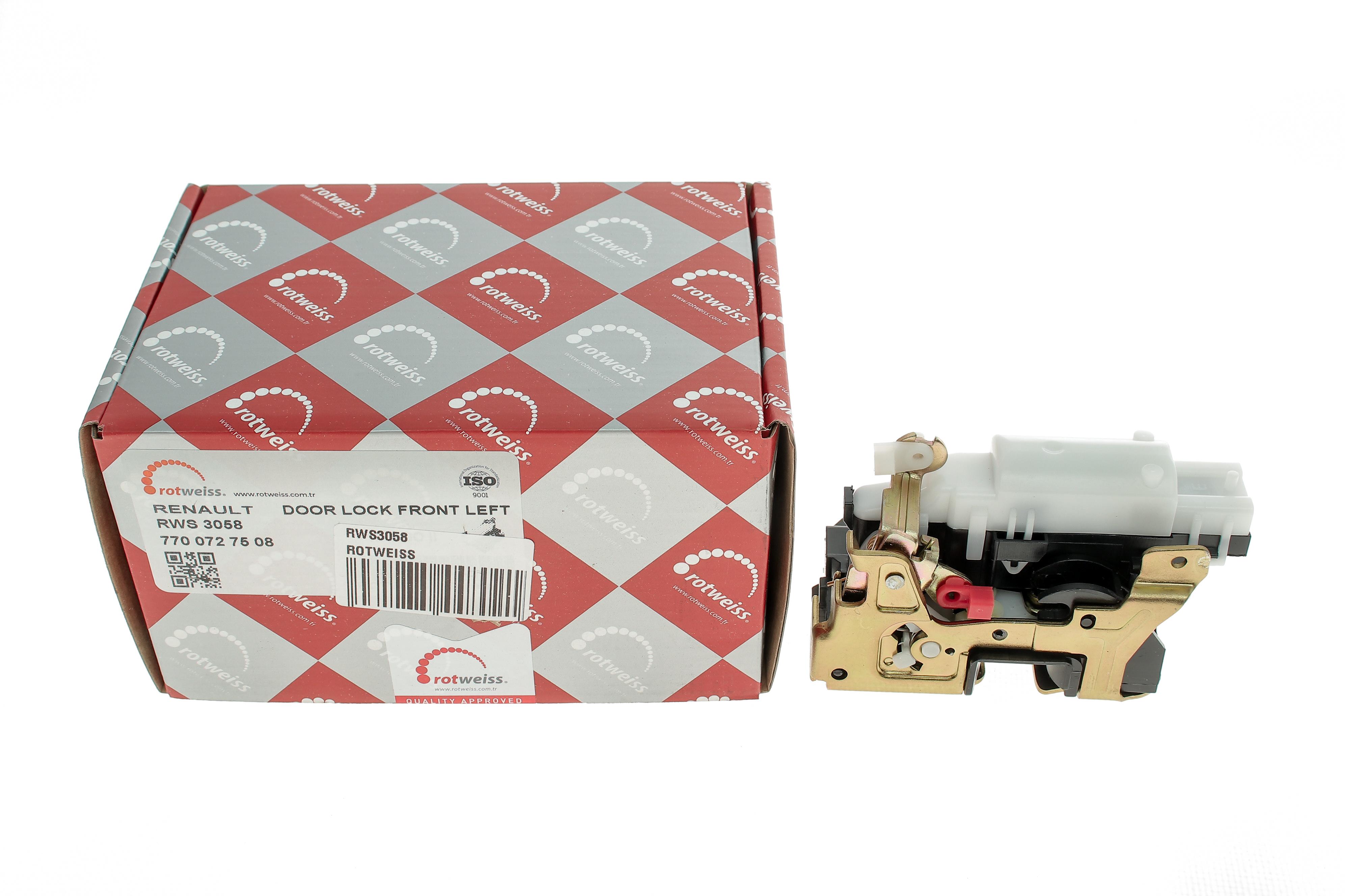 Замок дверей (передніх/L) Renault Kangoo 97-07 (електричний)