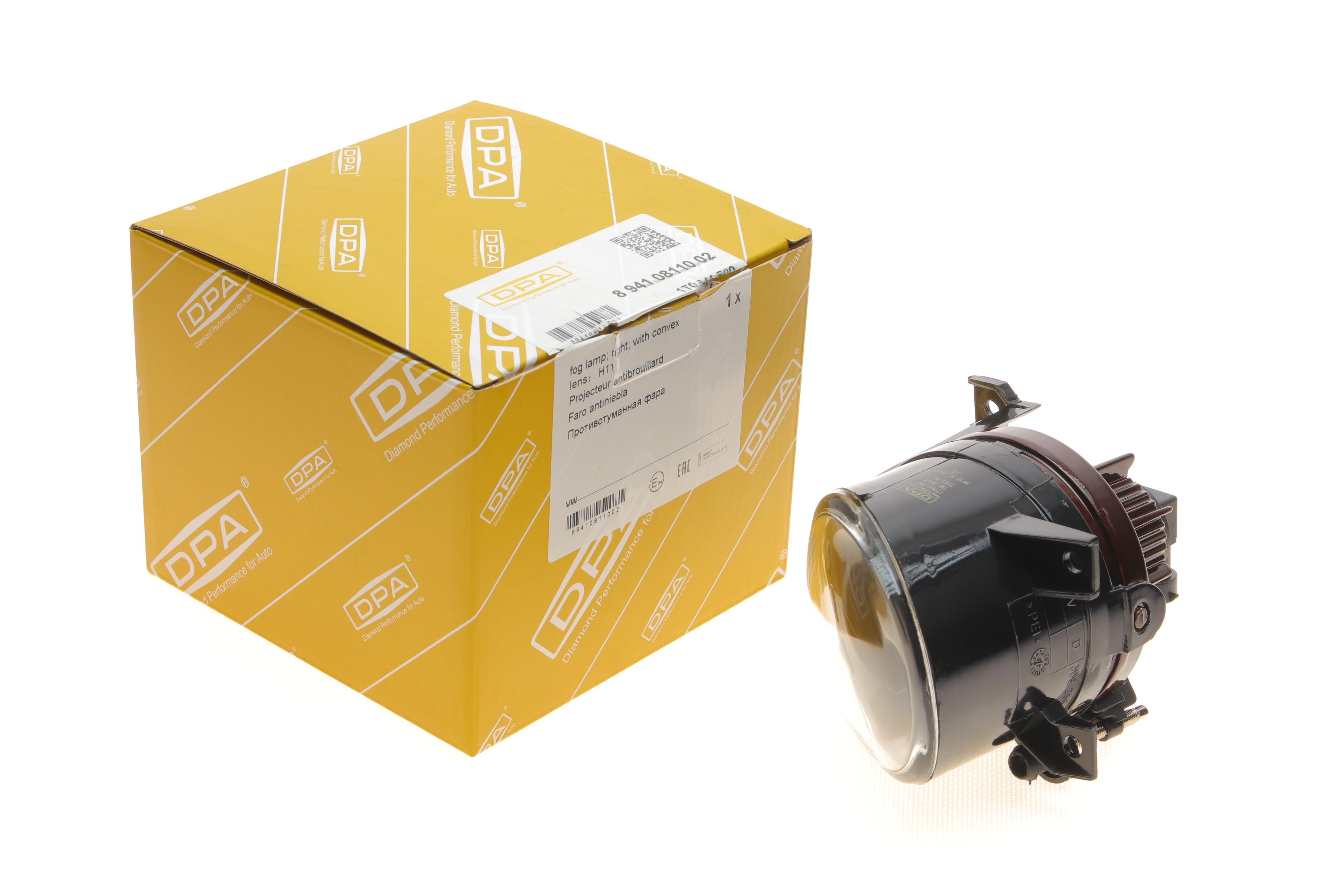 Фара протитуманна VW Caddy III/Touran 03- (R)