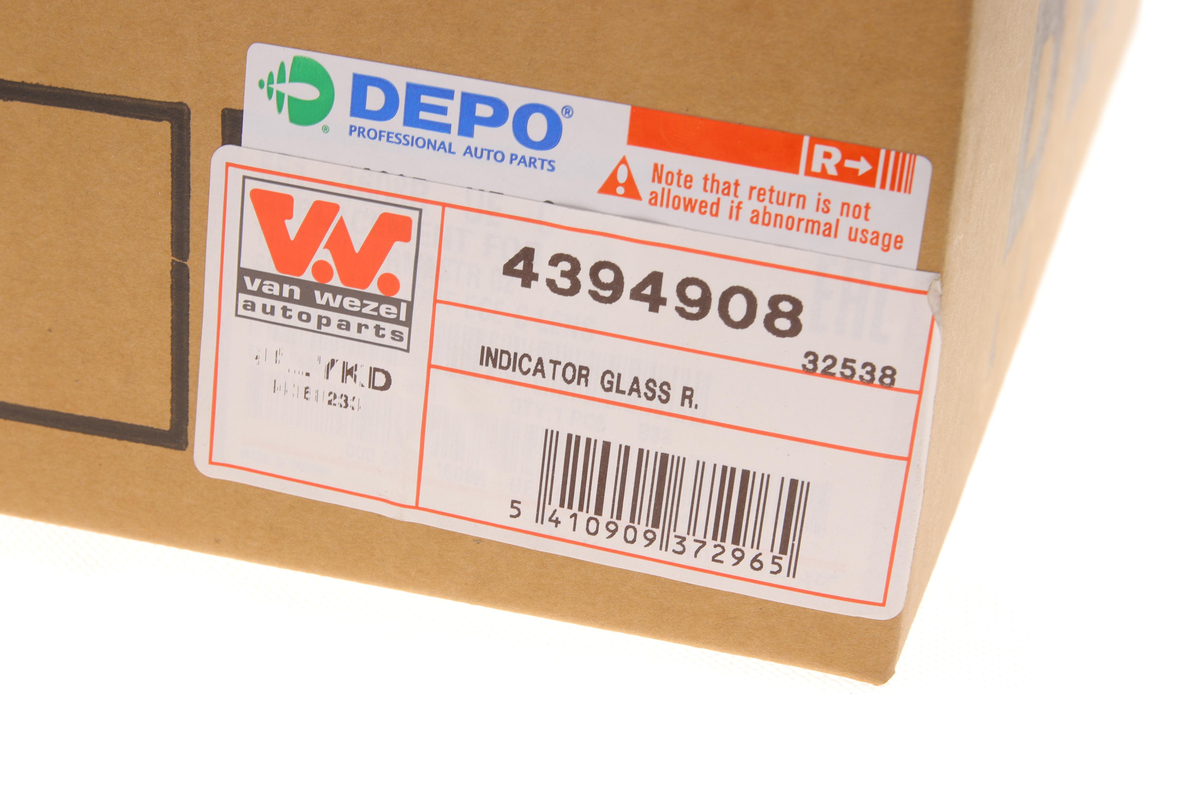 Поворот передній Renault Trafic 01-06 (R) (білий)