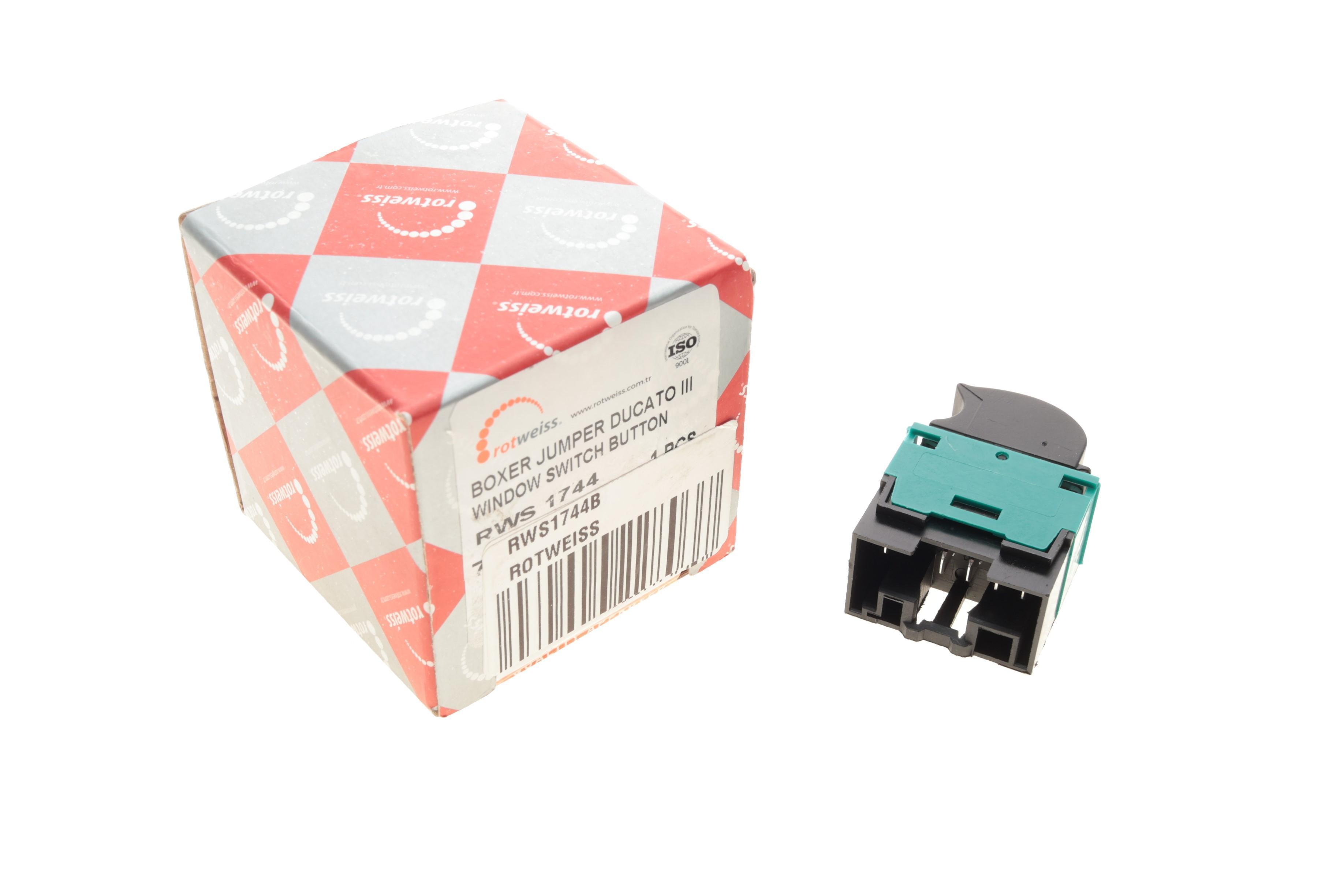 Кнопка склопідіймача (L) Fiat Doblo 01- (чорна)