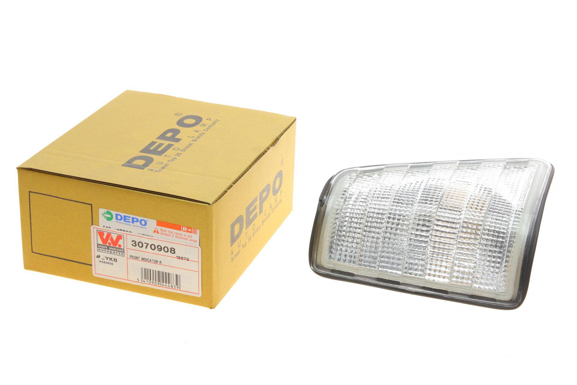 Повторювач повороту на дзеркало MB T1 77-96 (R) (білий)