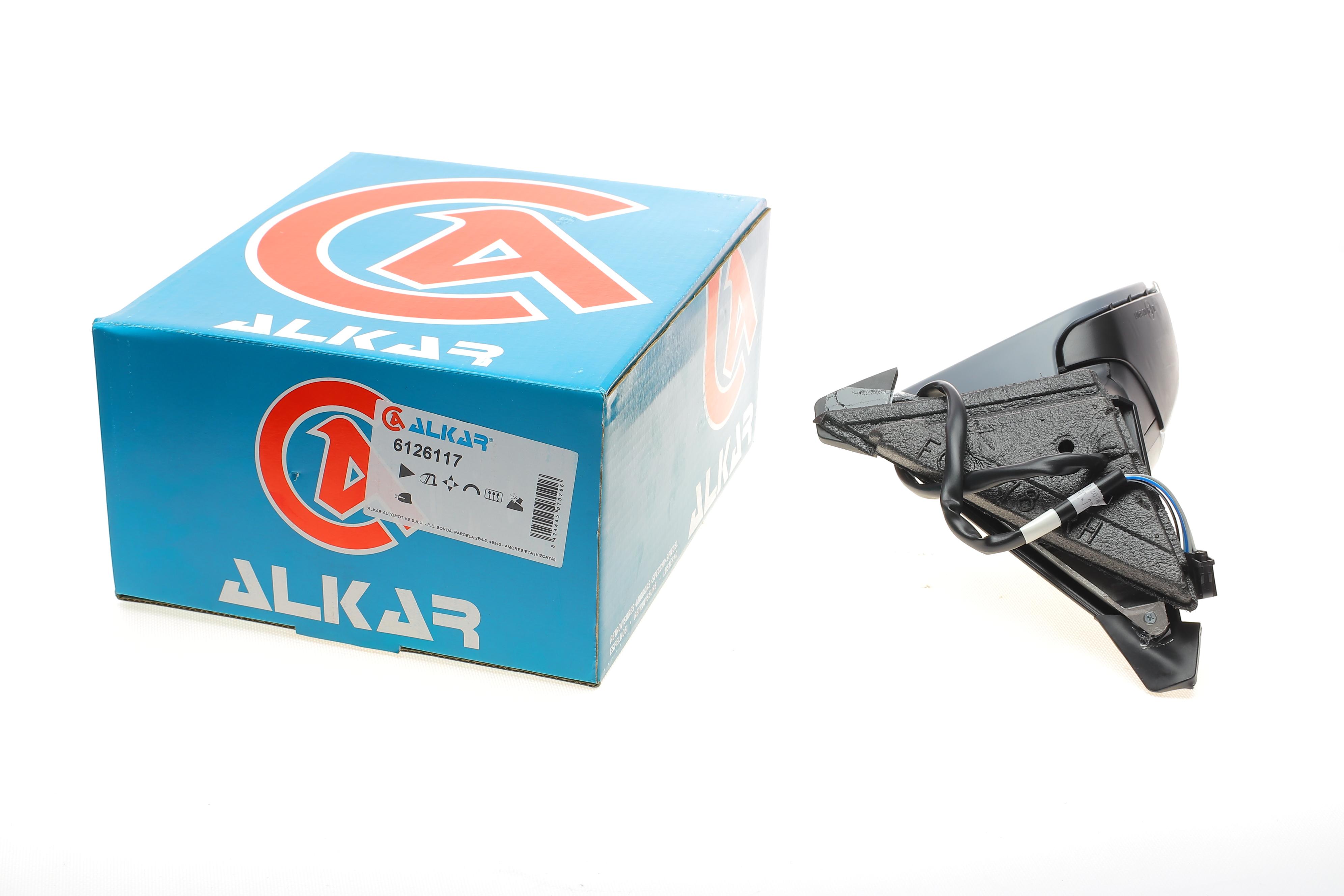 Дзеркало заднього виду (під фарбування) VW Passat 00-05 (R) (електро/з підігрів./з повор.)