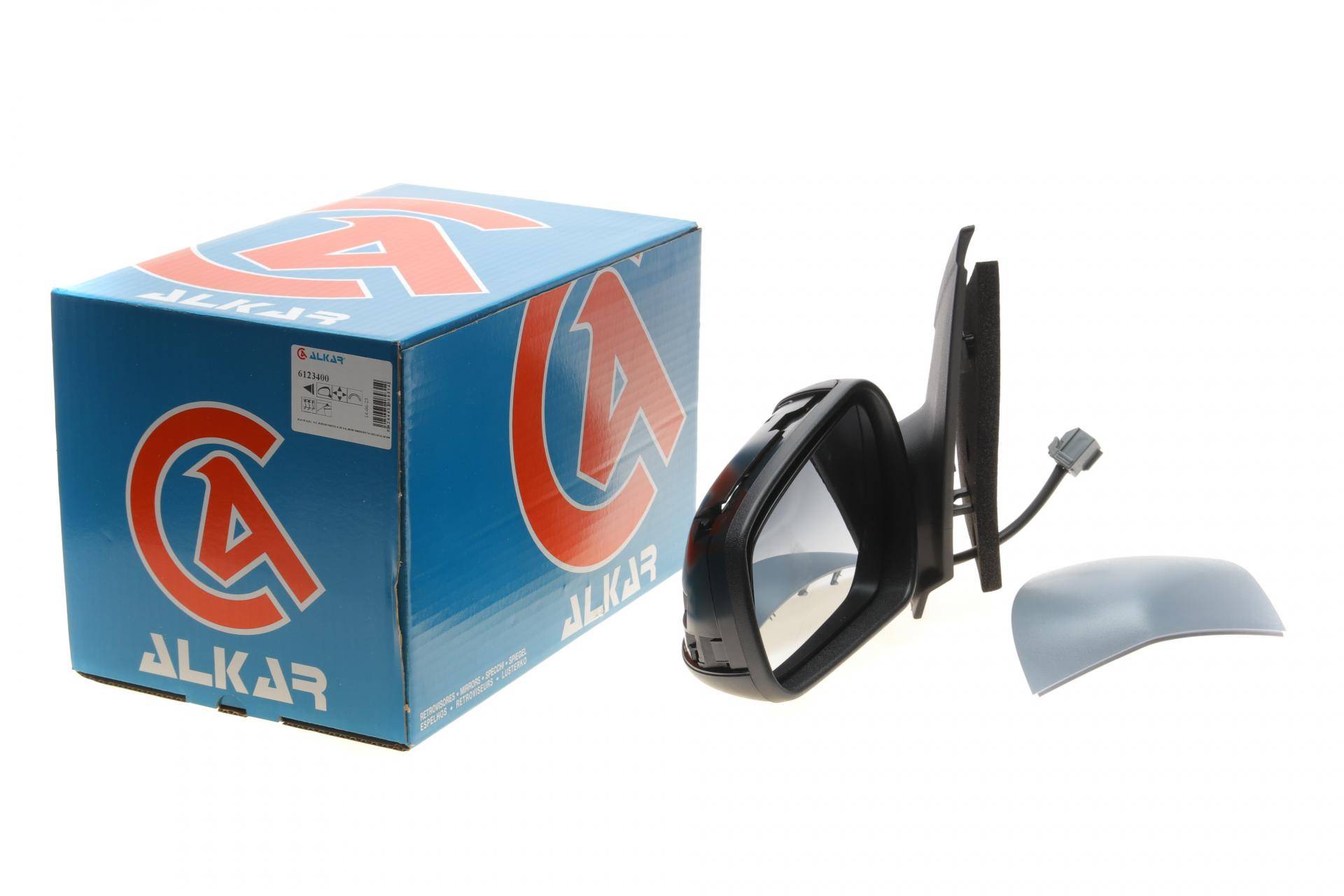 Дзеркало заднього виду (під фарбування) Ford Focus II 04-12 (L) (електро/підігрів)