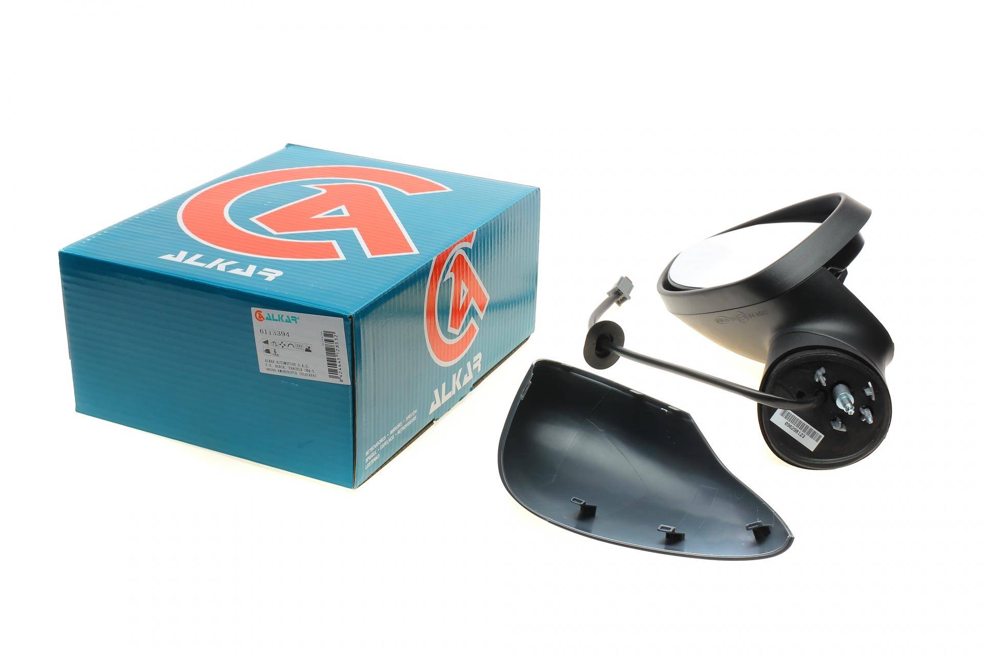 Дзеркало заднього виду (під фарбування) Ford Fiesta 08- (L) (електро/з підігрів./з повор.)