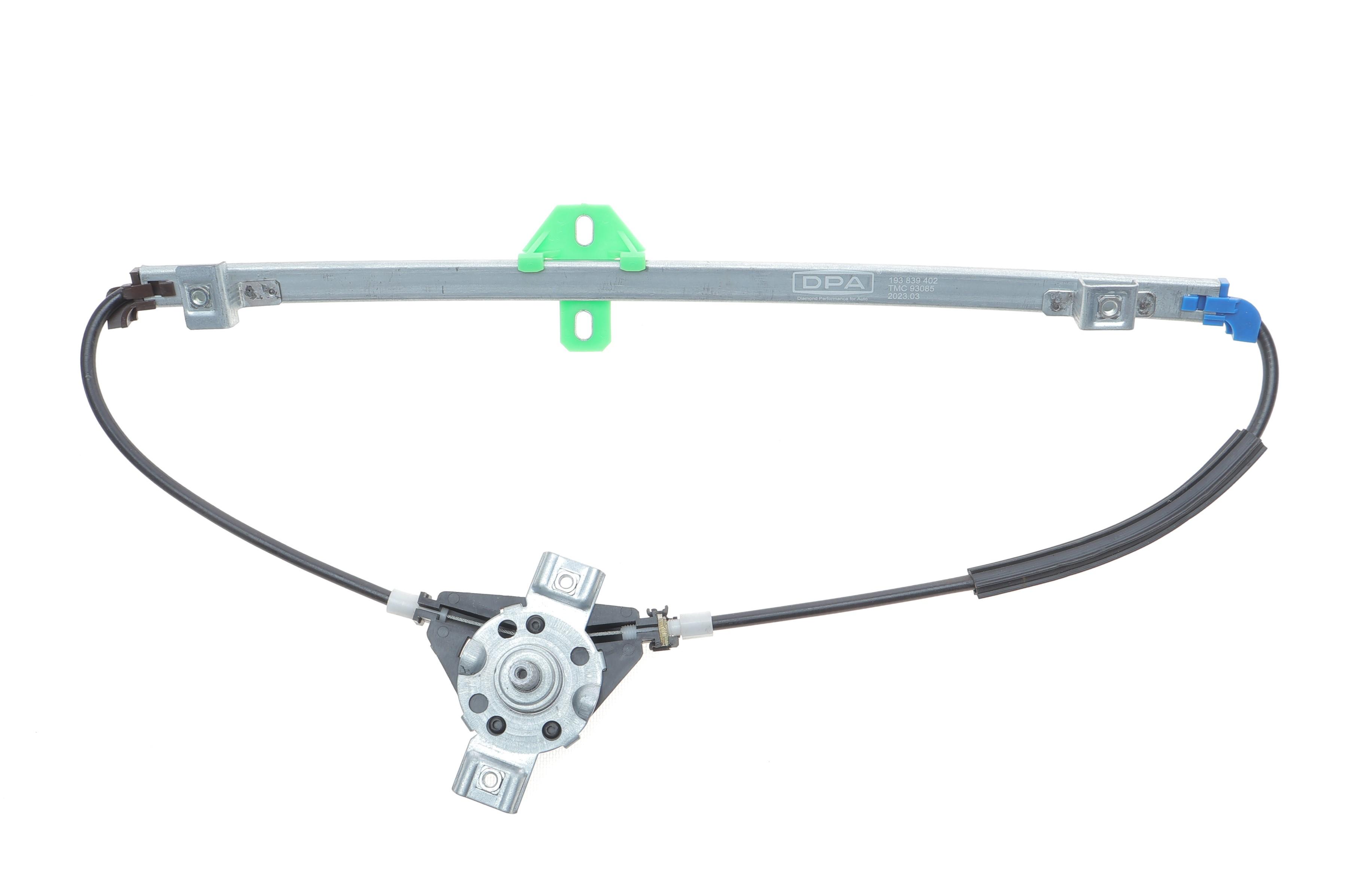 Склопідіймач (задній) VW Passat 79-88 (R) (ручної)