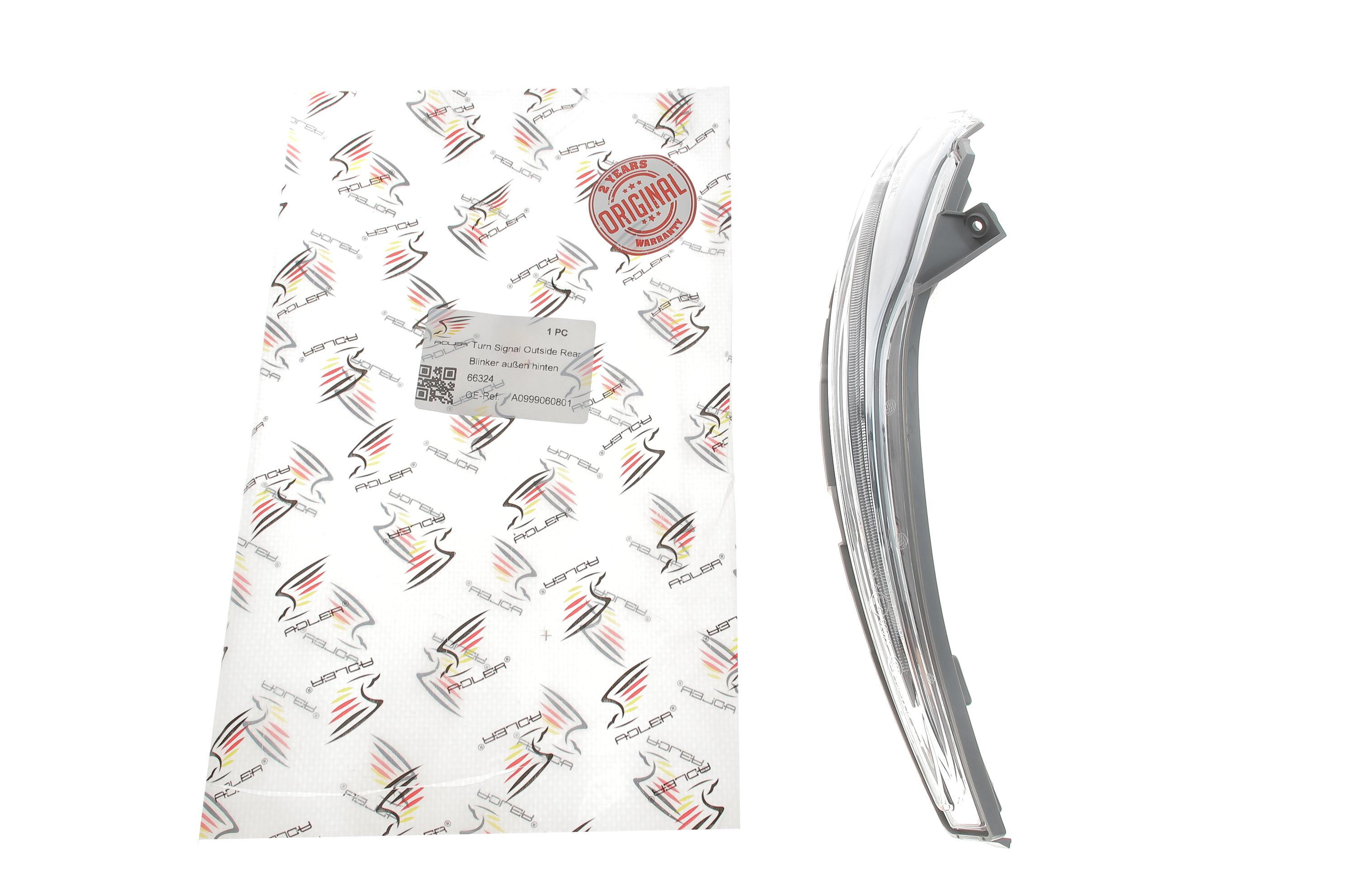 Повторювач повороту на дзеркало MB E-class (W213) 16- (R) (сірий)