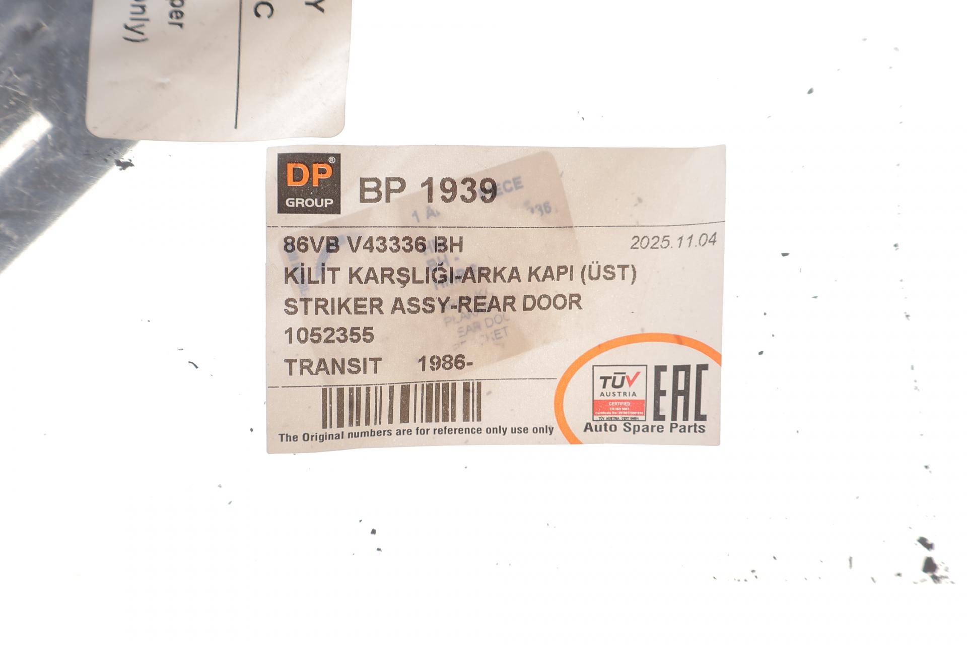 Планка дверей (задня/верхня) Ford Transit 85-00