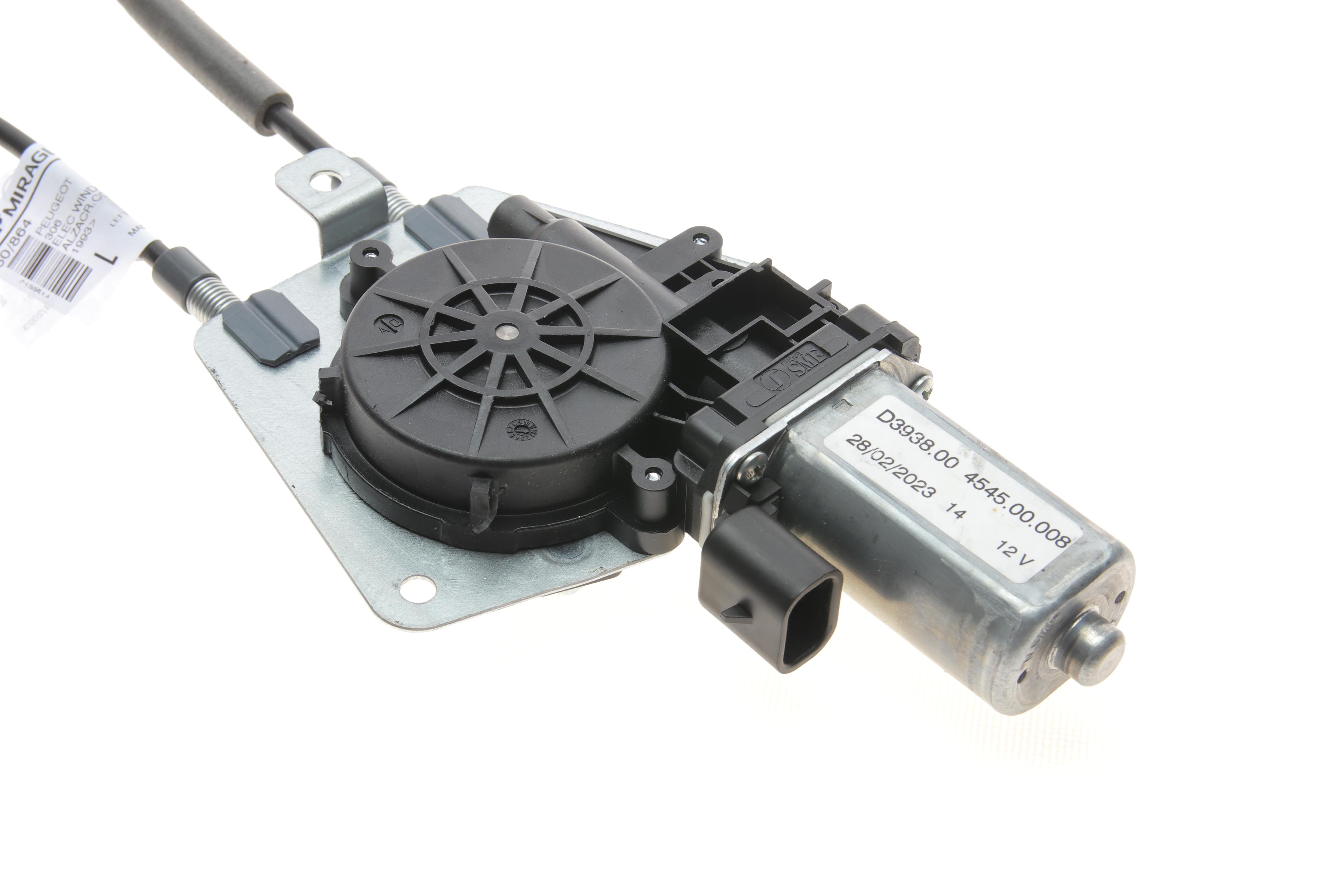 Склопідіймач (передній) Peugeot 306 97-02 (L) (електро) (з моторчиком)