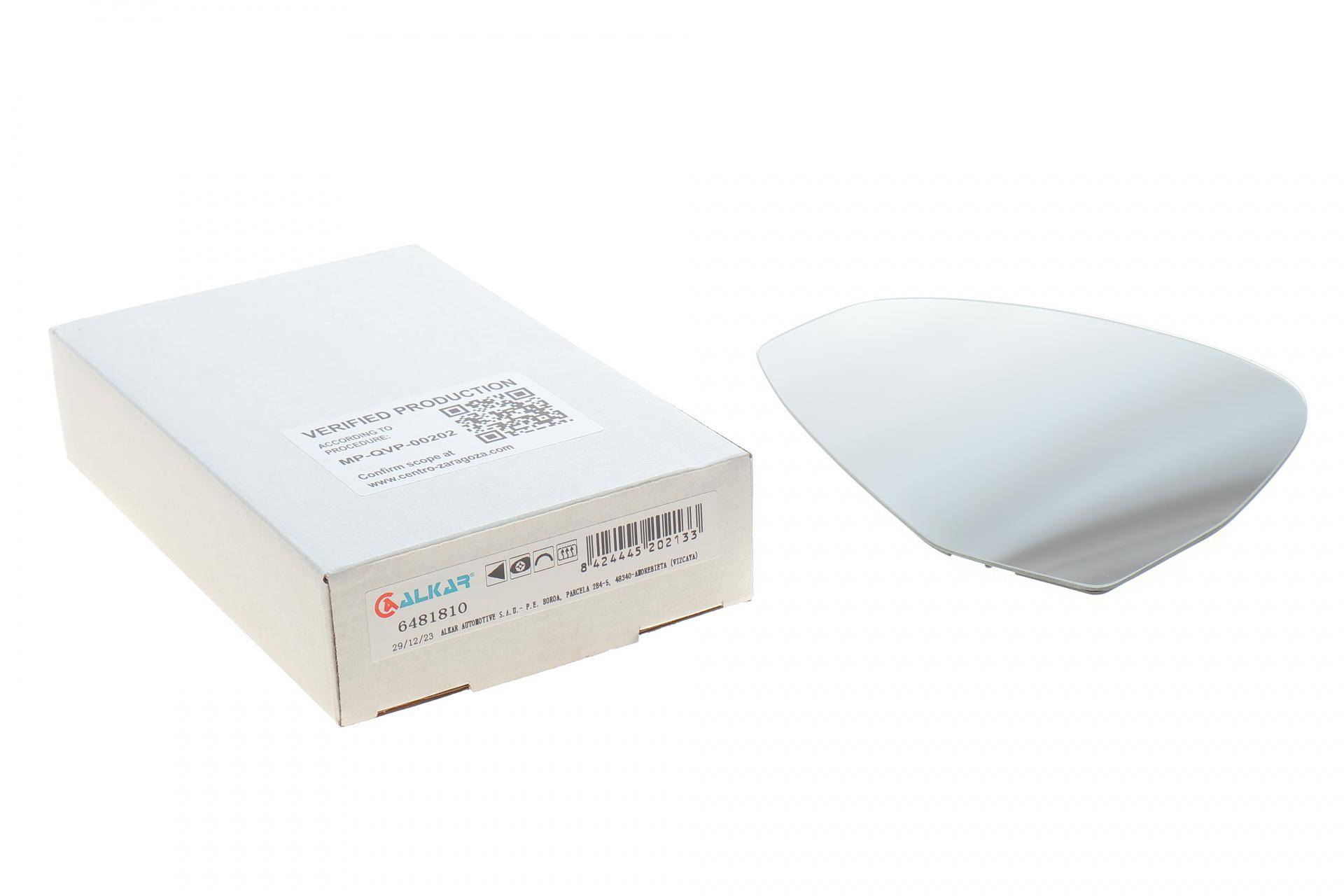 Скло дзеркала (з підігрівом) Audi A4/A5 1.4/2.0/3.0 TFSI 15- (L)