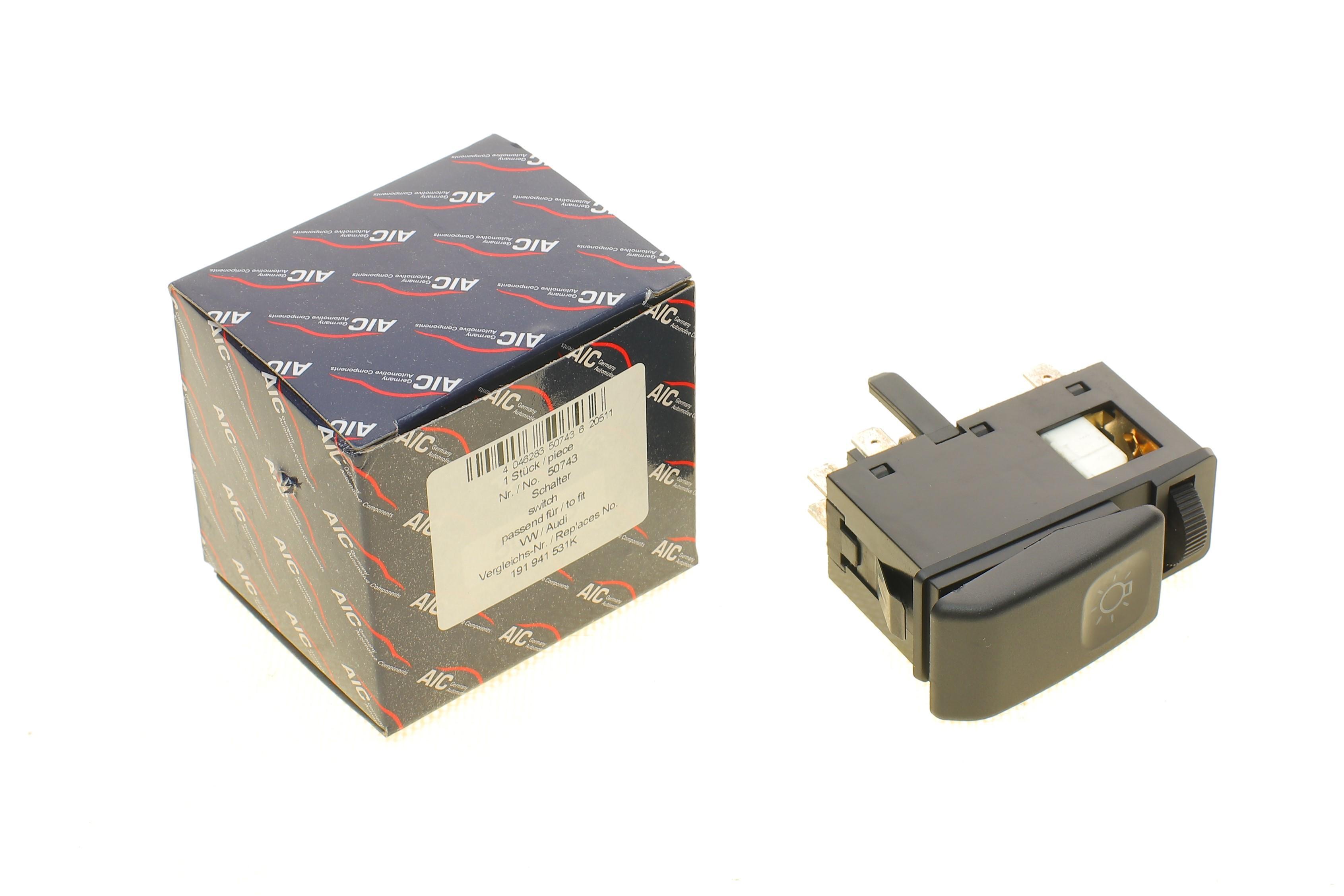 Перемикач світла фар VW Golf 83-92 (з регулятором)