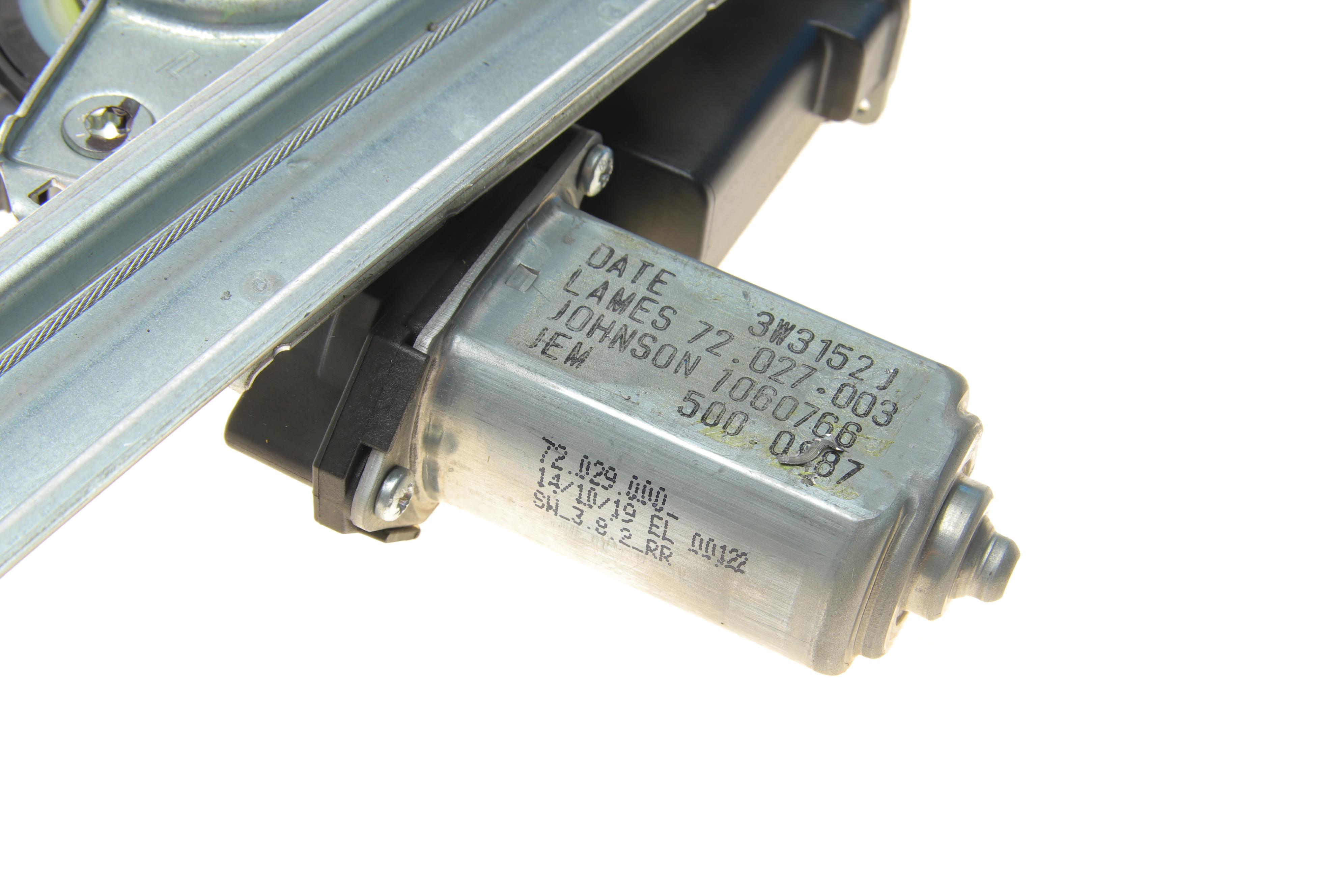 Склопідіймач (задній) Fiat Doblo/Opel Combo 10- (R) (електро)(з моторчиком)