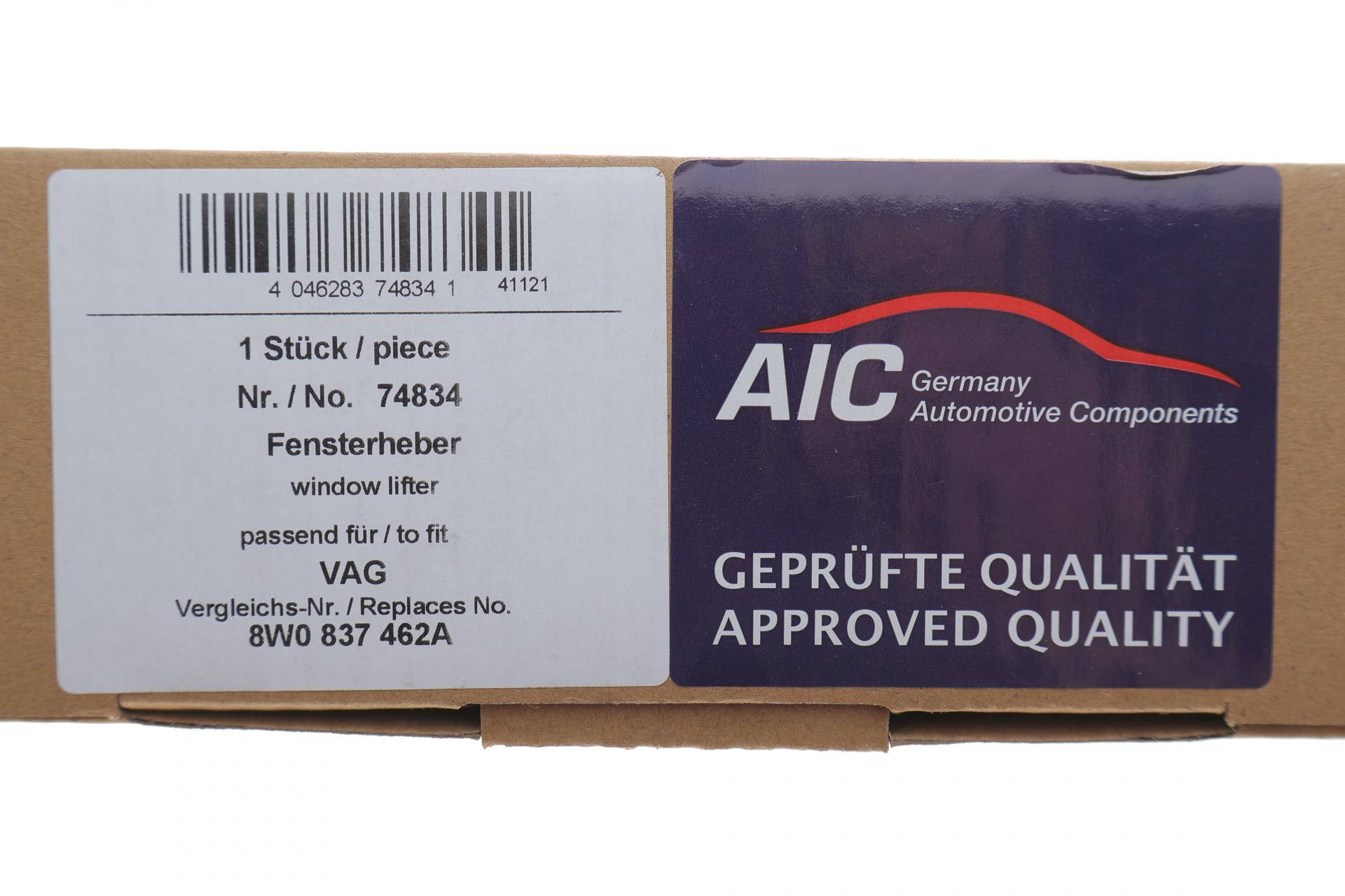 Склопідіймач (передній) Audi A4 15- (R) (електро) (з моторчиком)