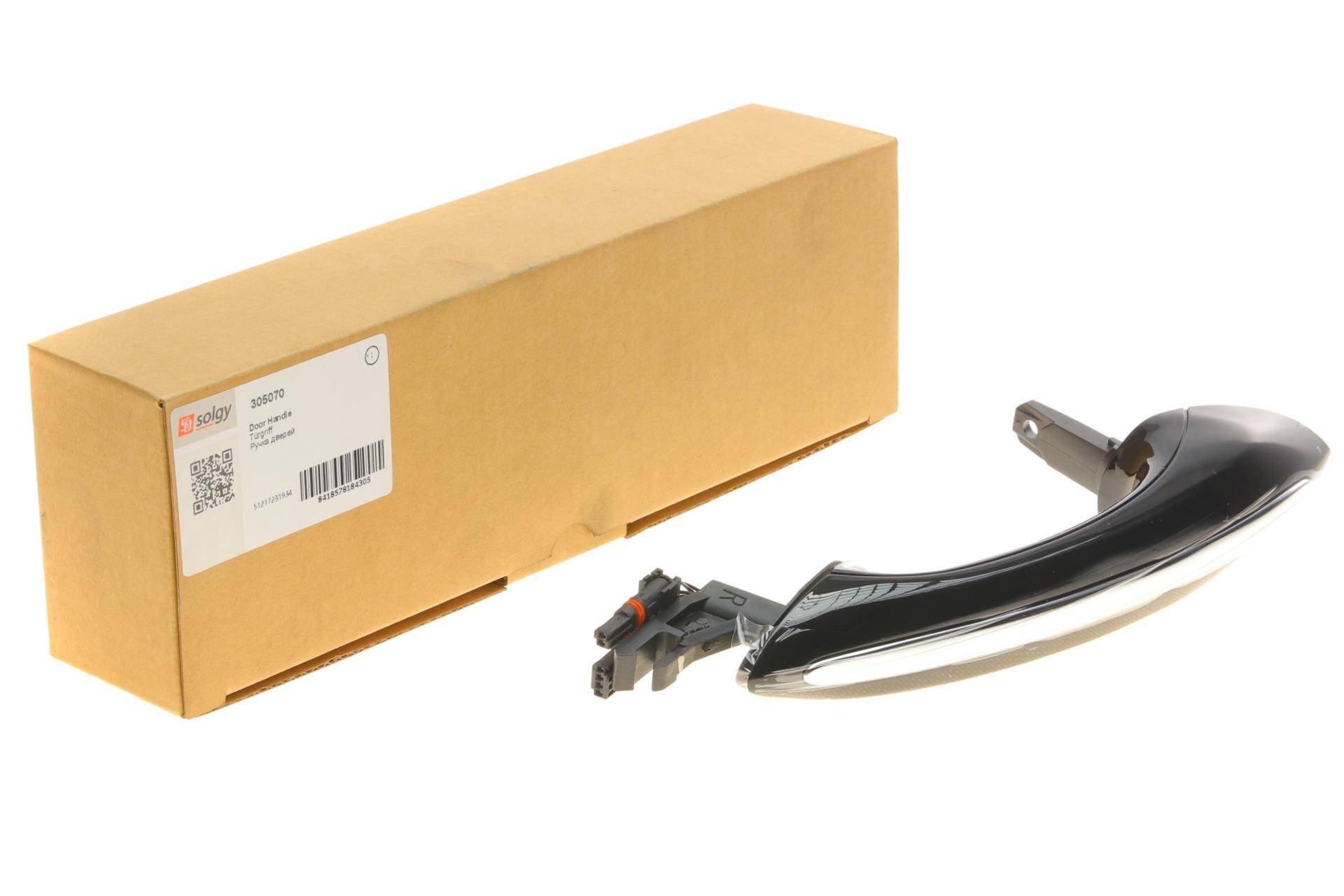 Ручка дверей (R) BMW 5 (F10/F07)/7 (F01-F04) 08-16 (чорна)