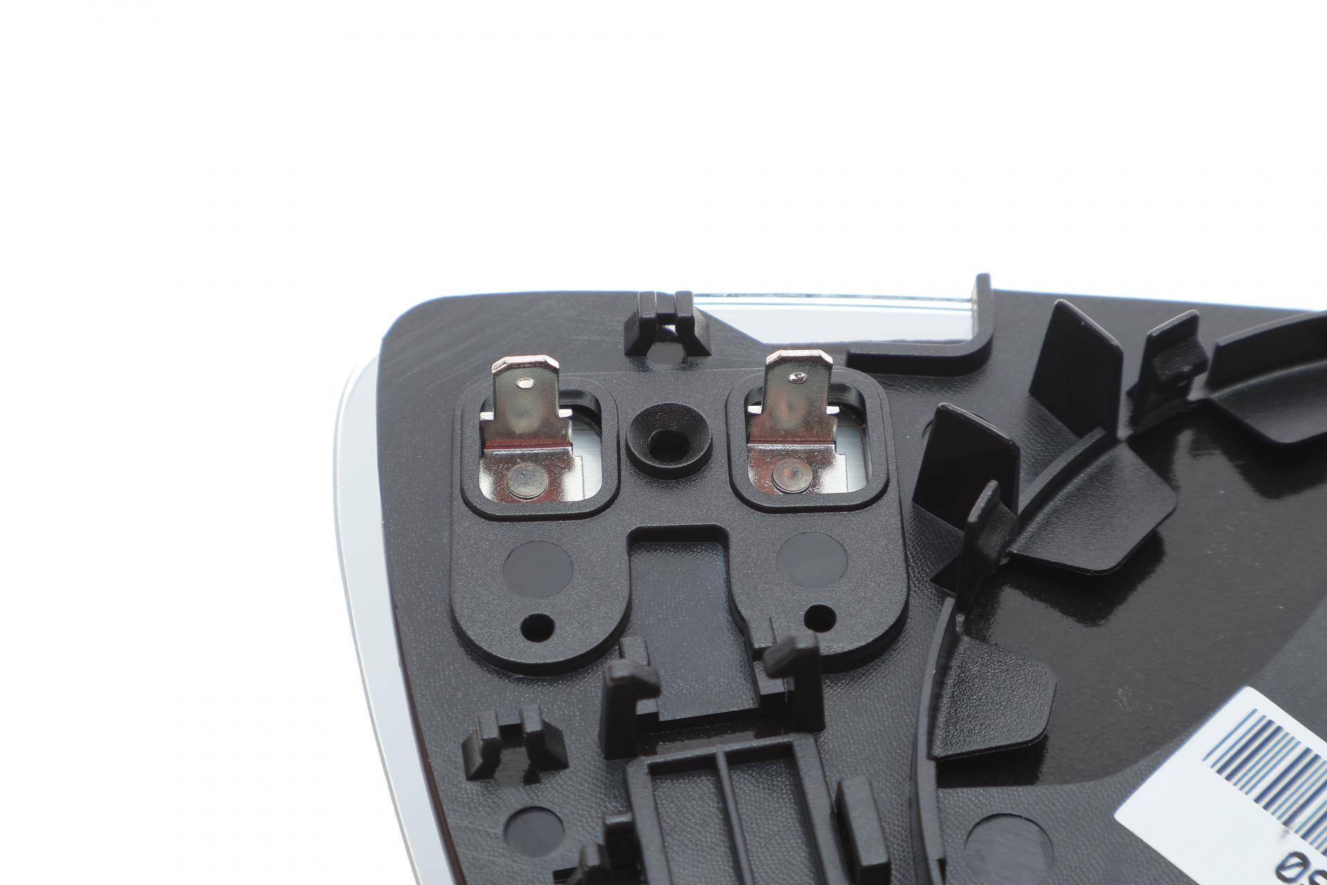 Скло дзеркала (з підігрівом) Audi A8 03-10 (L) (синє/асферичне)