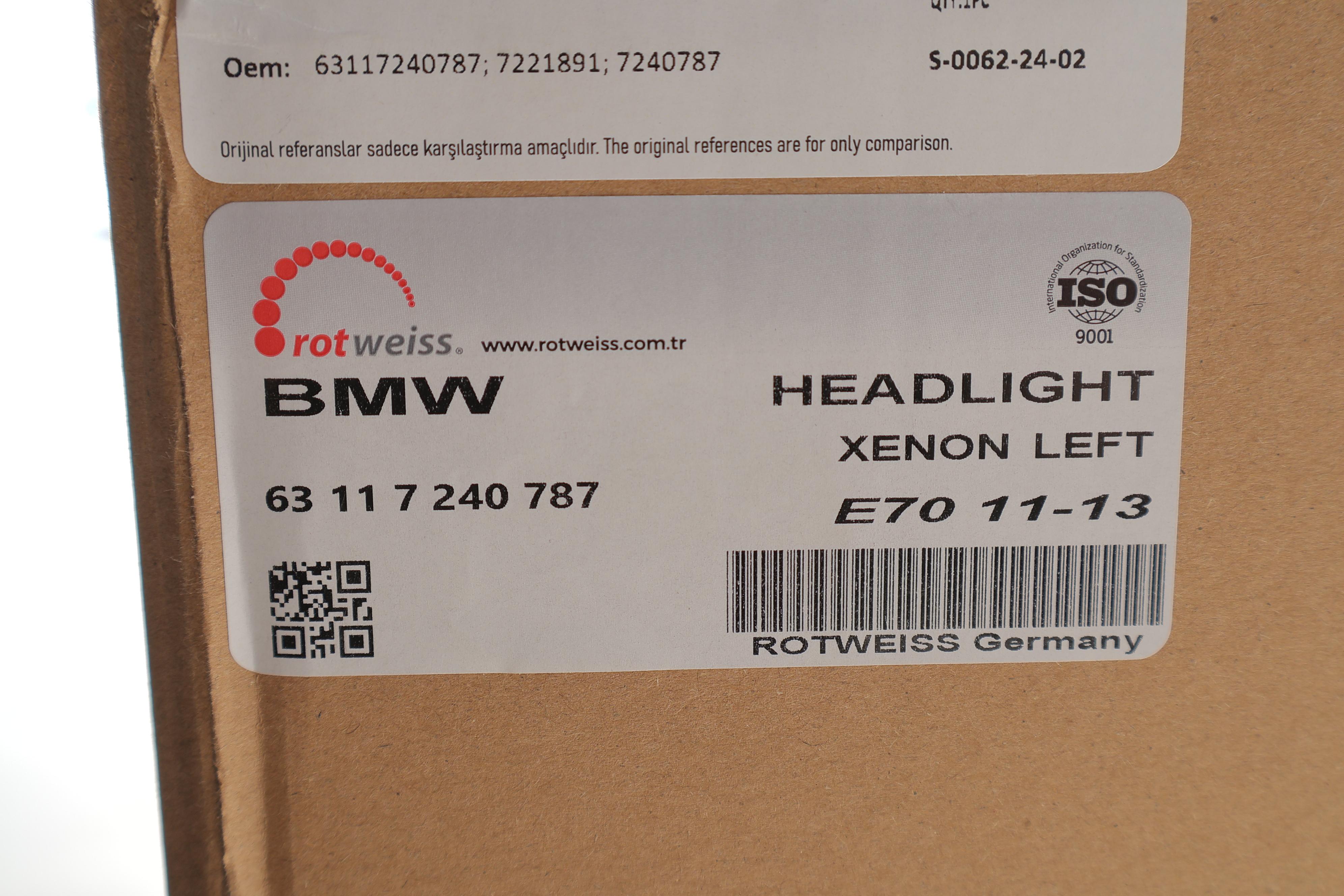 Фара (L) BMW X5 (E70) 08-13 (Bi-Xenon)