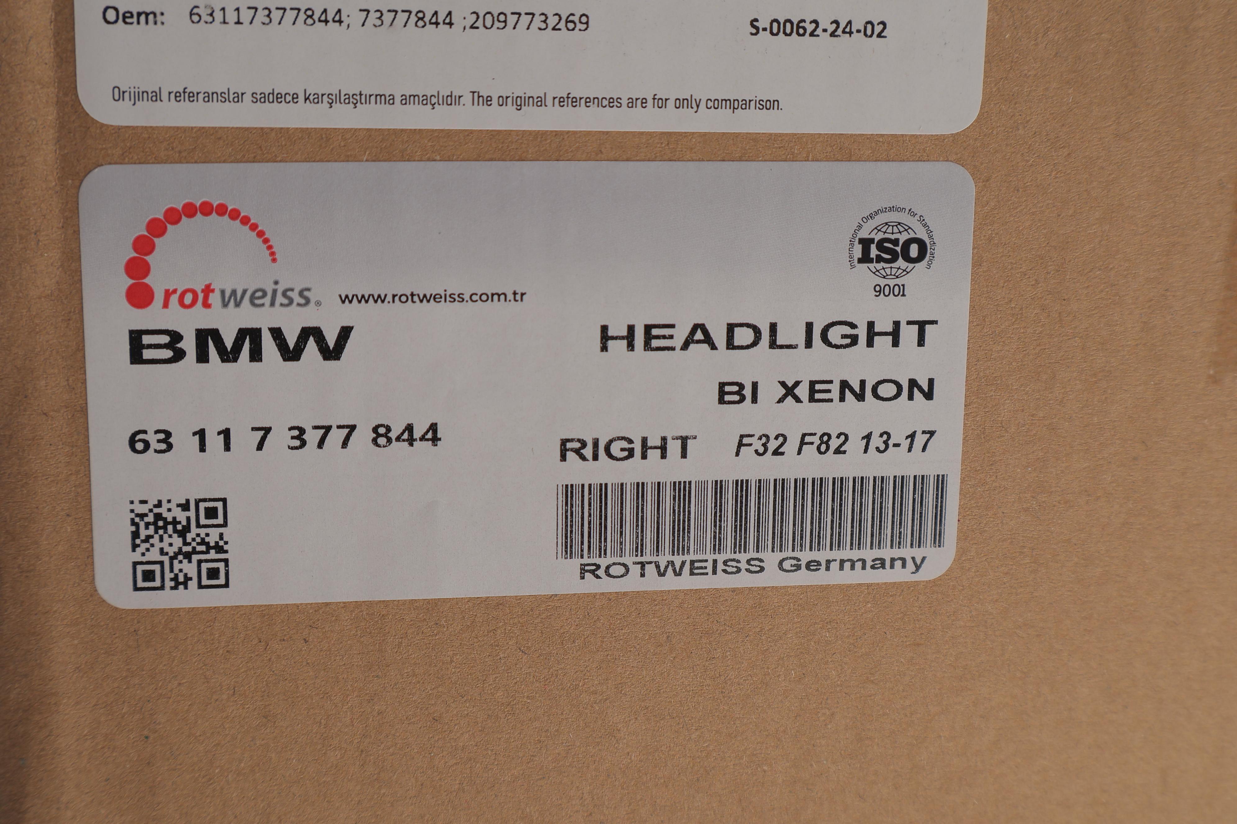 Фара (R) BMW 4 (F32/F82) 13-20 (Bi-Xenon)