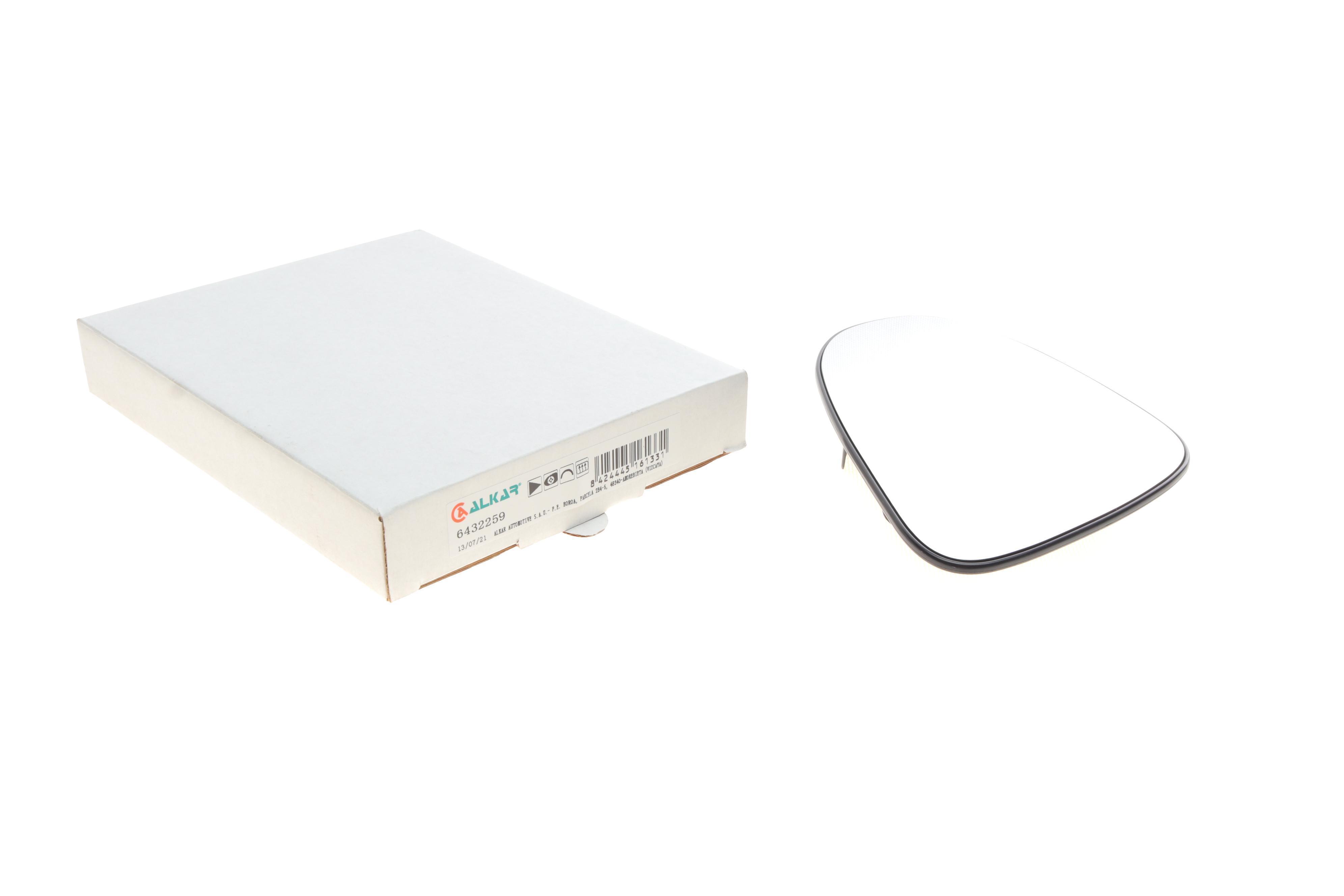 Скло дзеркала (з підігрівом) Toyota Yaris 1.0-1.8 10- (R)