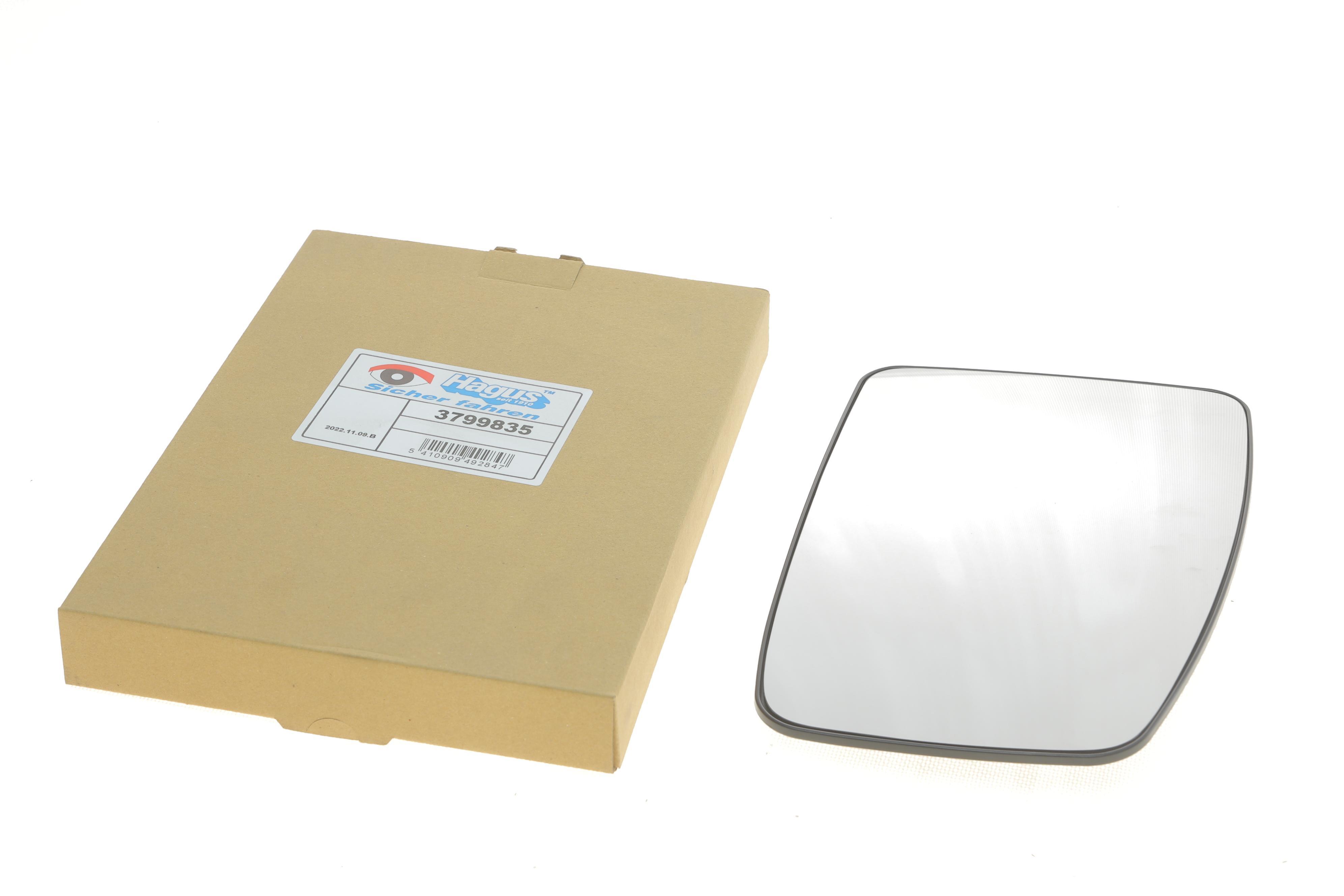 Скло дзеркала Renault Master/Opel Movano 10- (L)