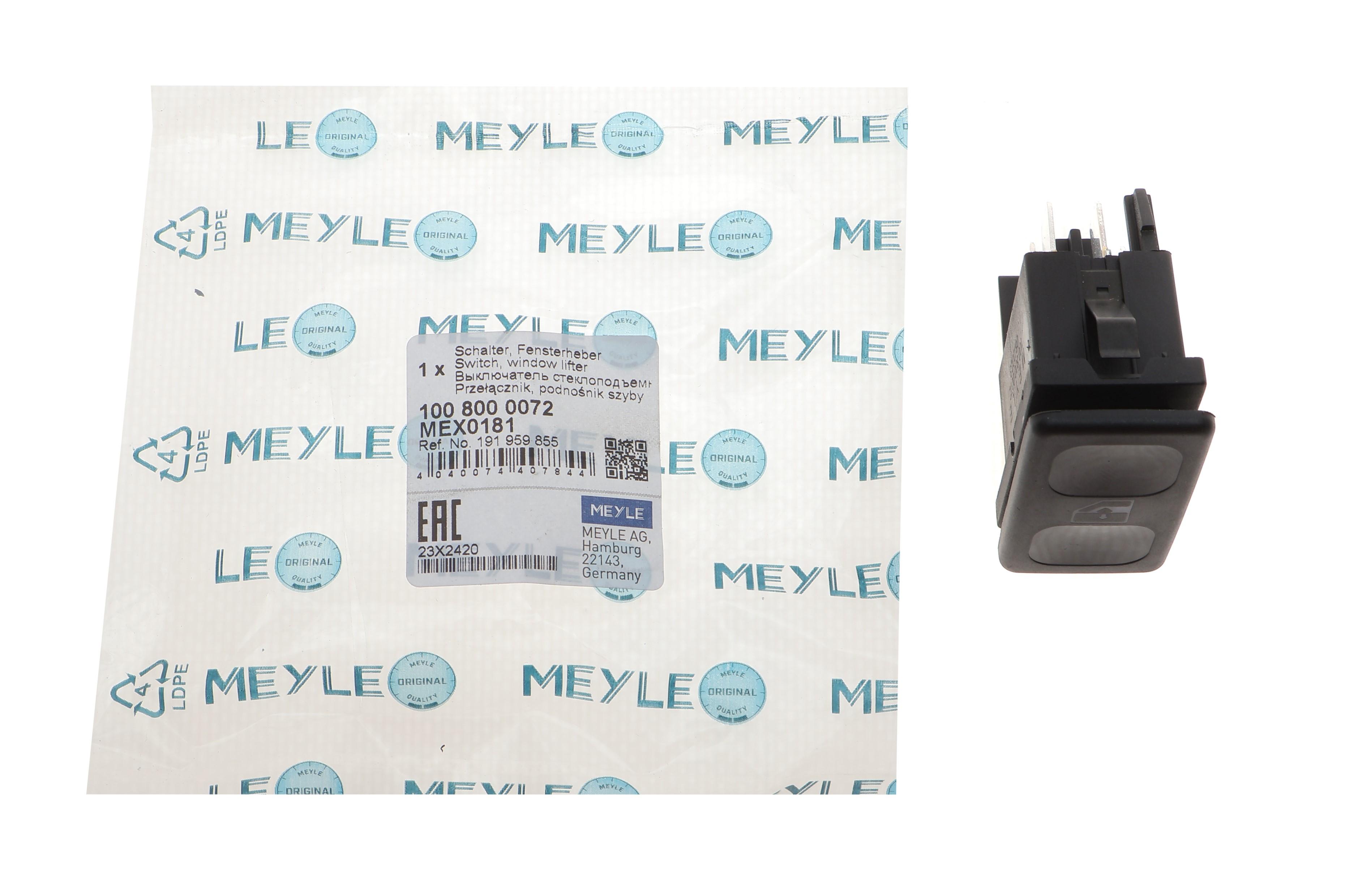 Кнопка склопідіймача VW Caddy/LT 28-35/Golf/Jetta/Polo 78-04