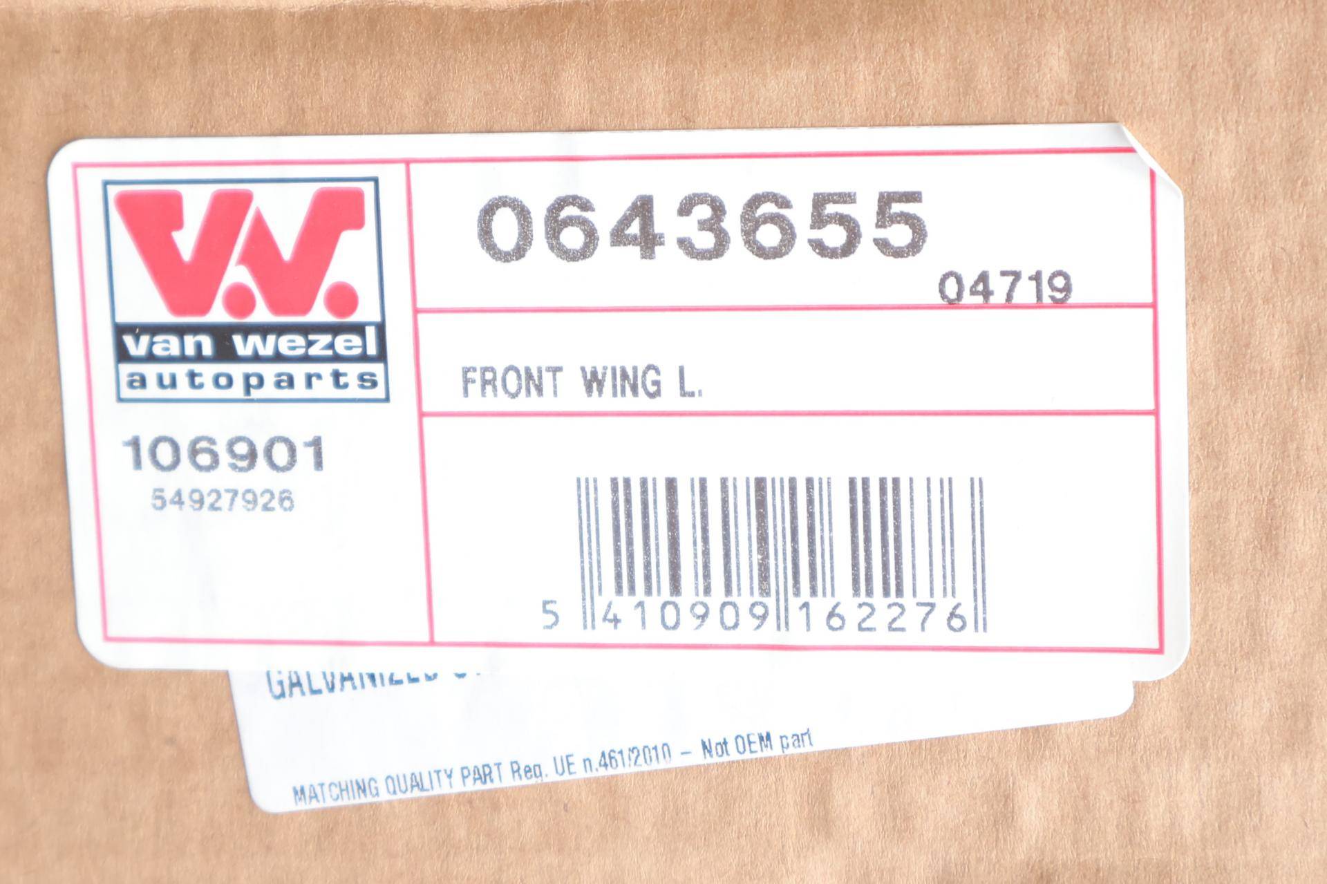 Крило (переднє/L) BMW 3 (E36) 93-00