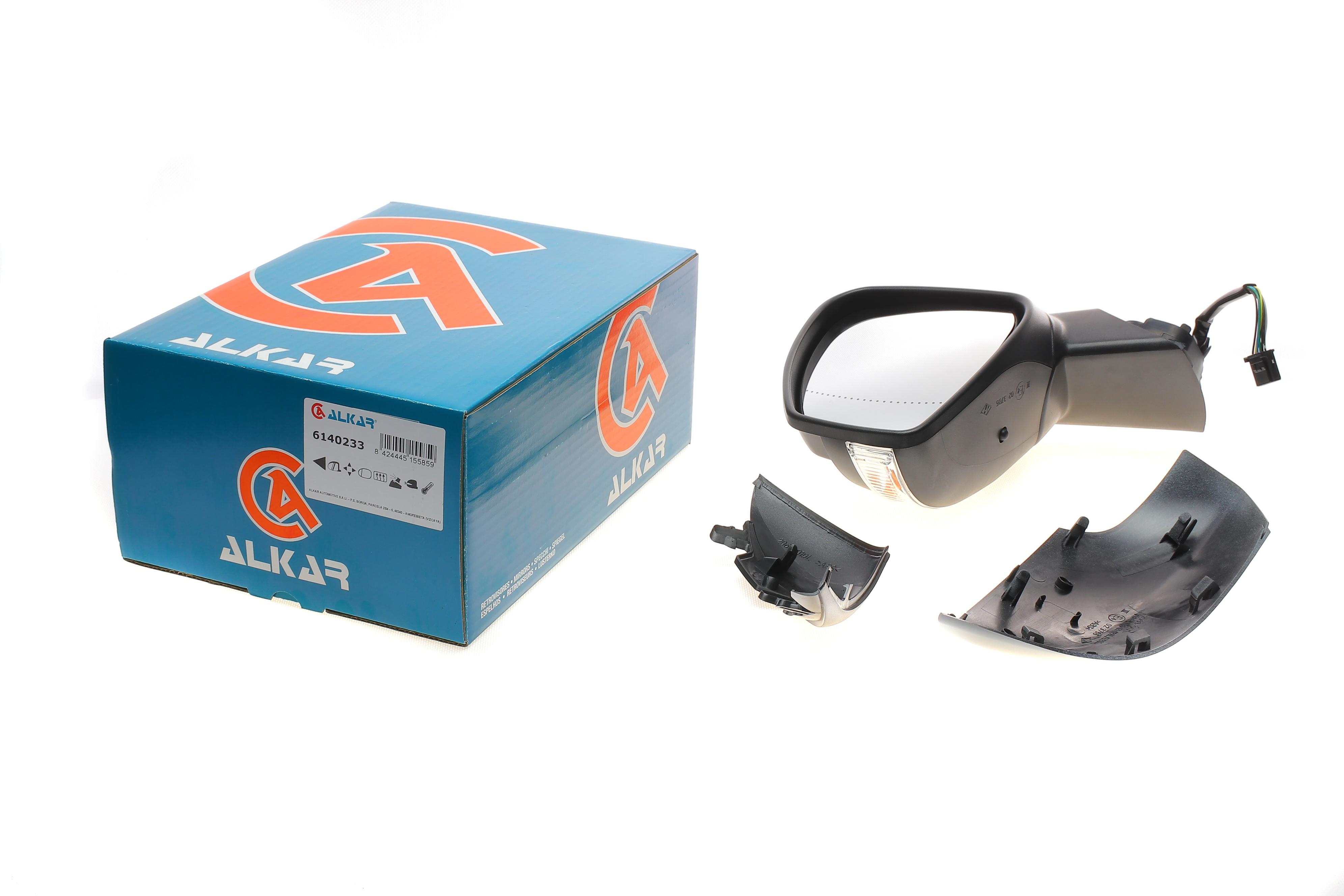 Дзеркало заднього виду (під фарбування) Renault Grand Scenic/Scenic 09- (L) (електро/підігрів/з повор.)