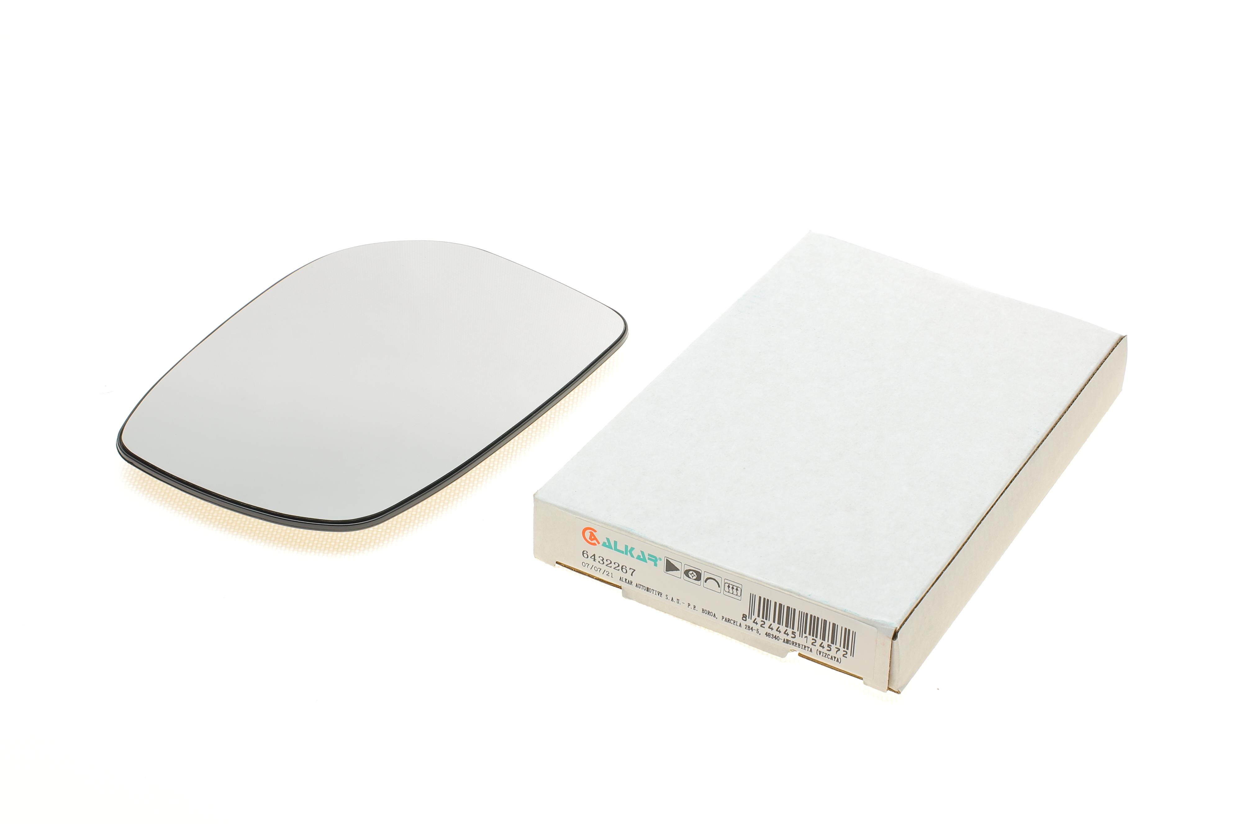 Скло дзеркала (з підігрівом) Toyota Yaris 1.0-1.5 VVT-i 05- (R)