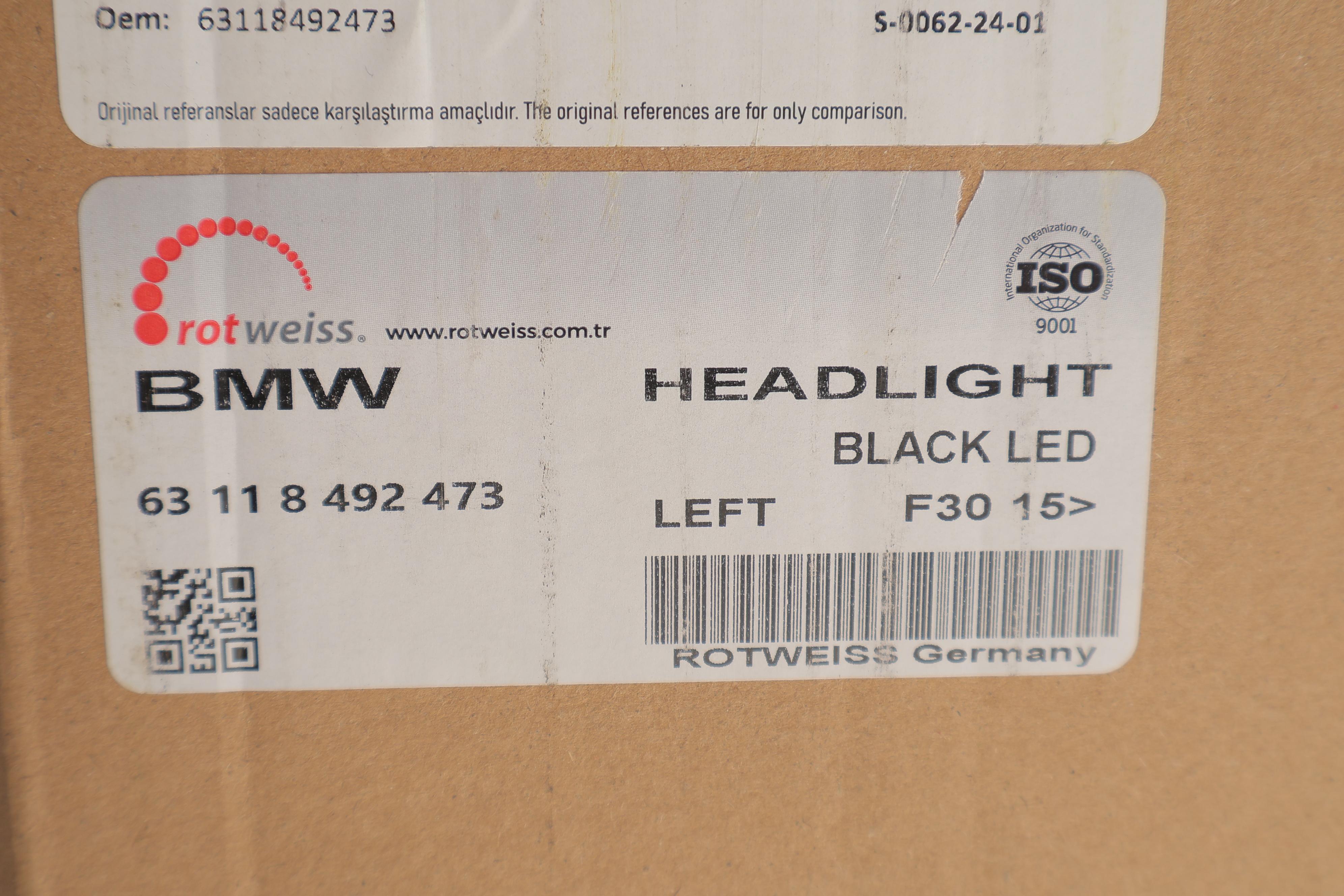 Фара (L) BMW 3 (F30/F80) 11-18 (LED)