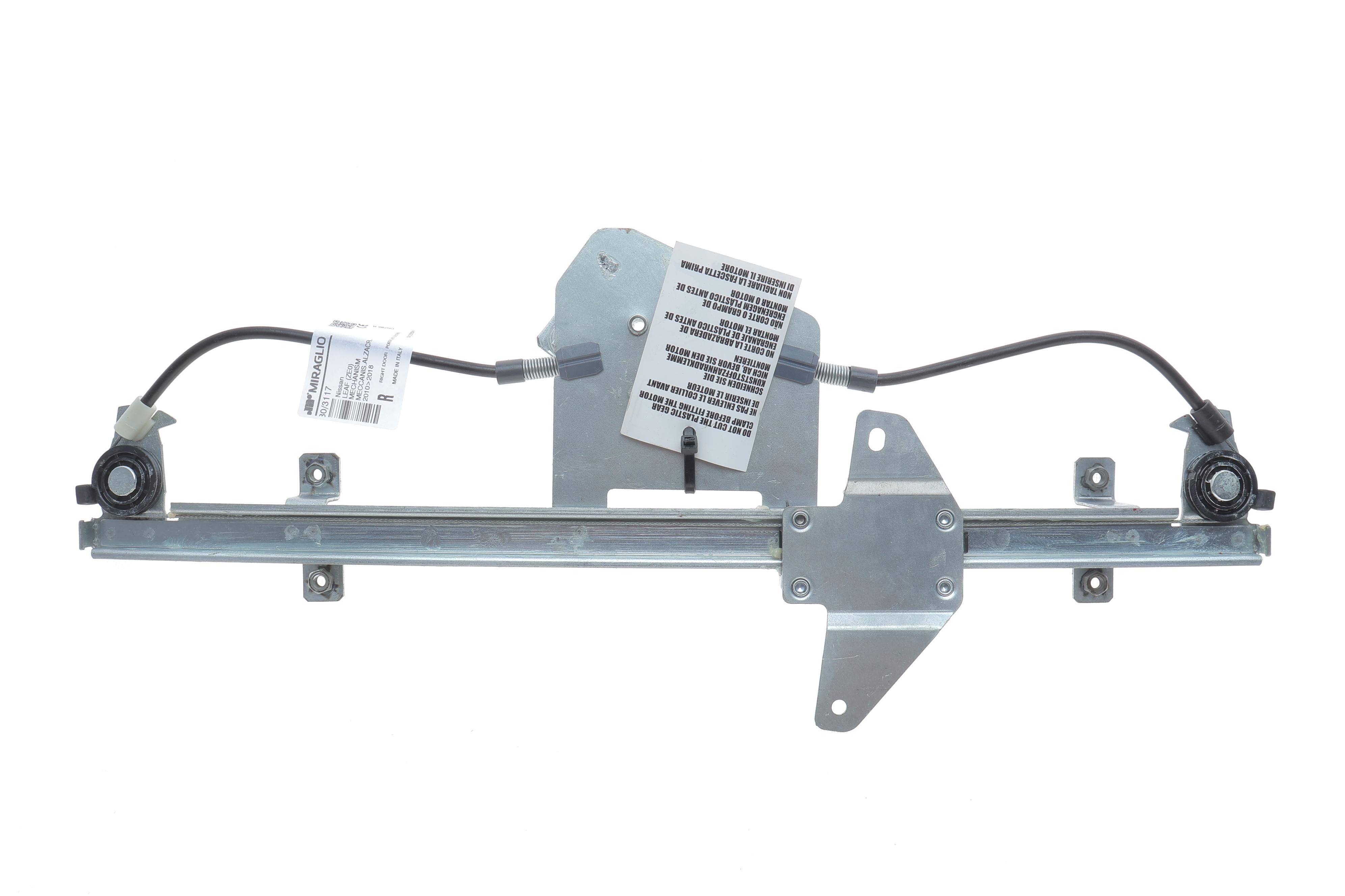 Склопідіймач (передній) Nissan Leaf 10-17 (R) (електро) (без моторчика)