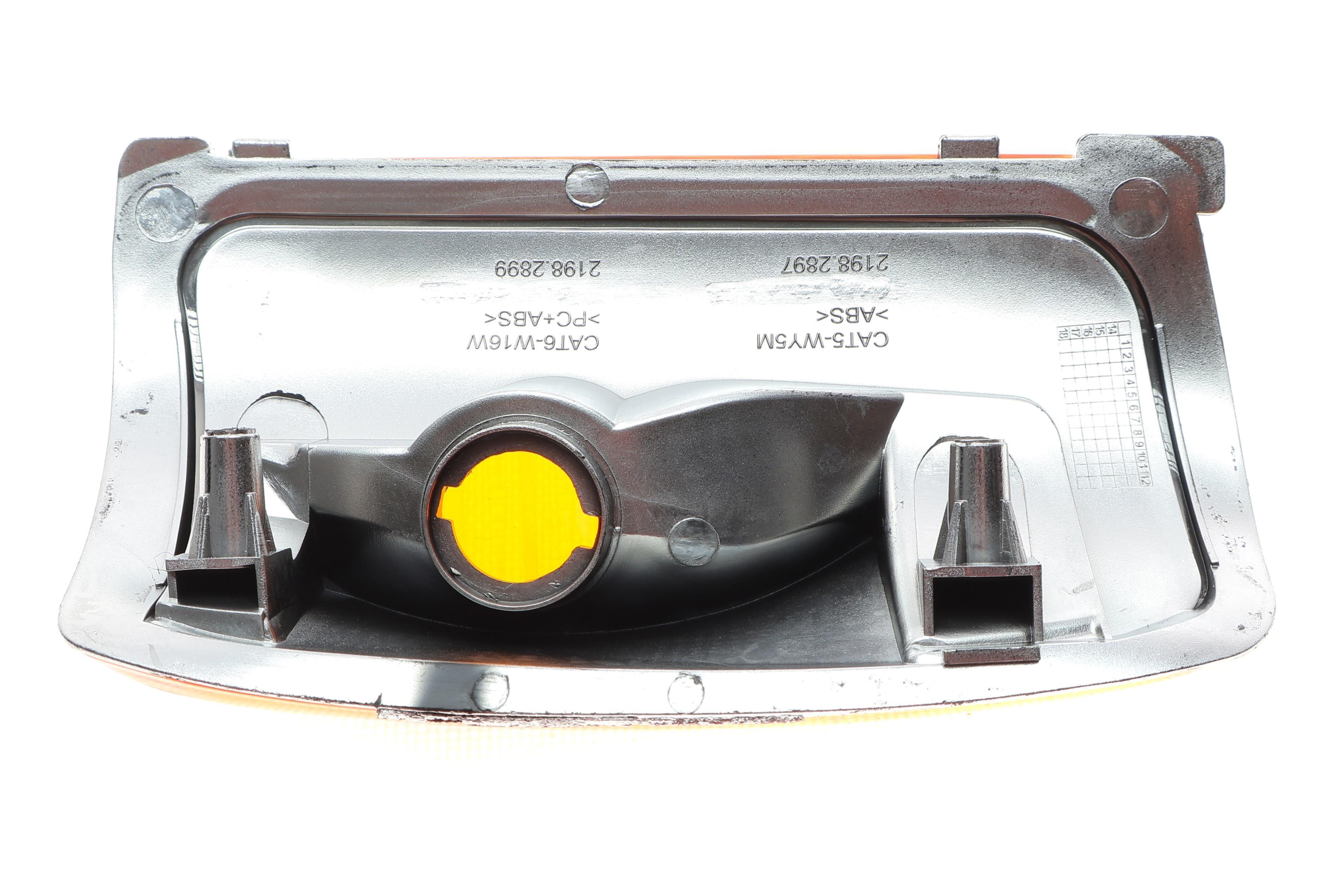 Повторювач повороту на дзеркало Ford Transit 14- (L) (жовтий)