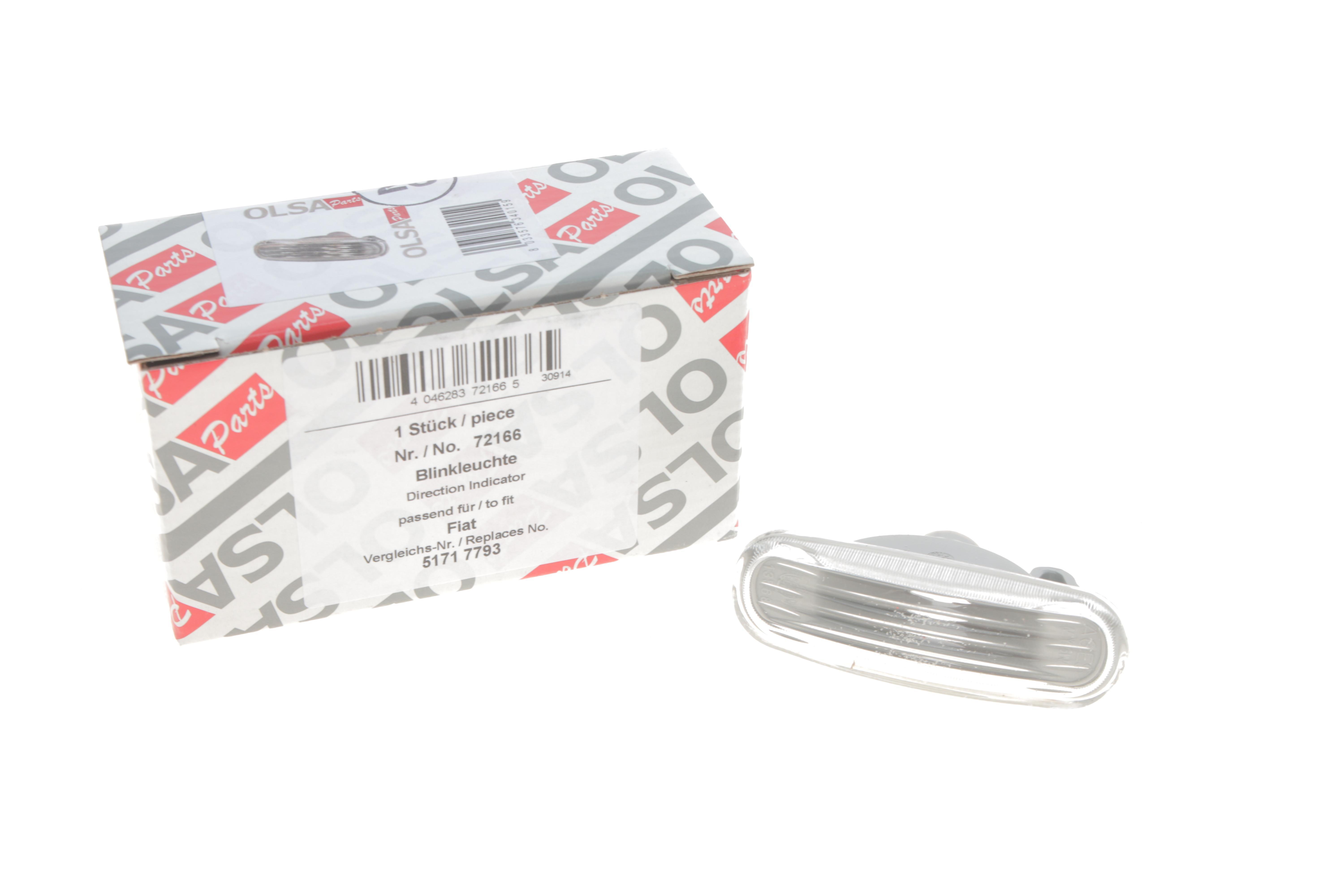 Повторювач повороту на крило Citroen Nemo/Peugeot Bipper/Fiat Doblo 01-