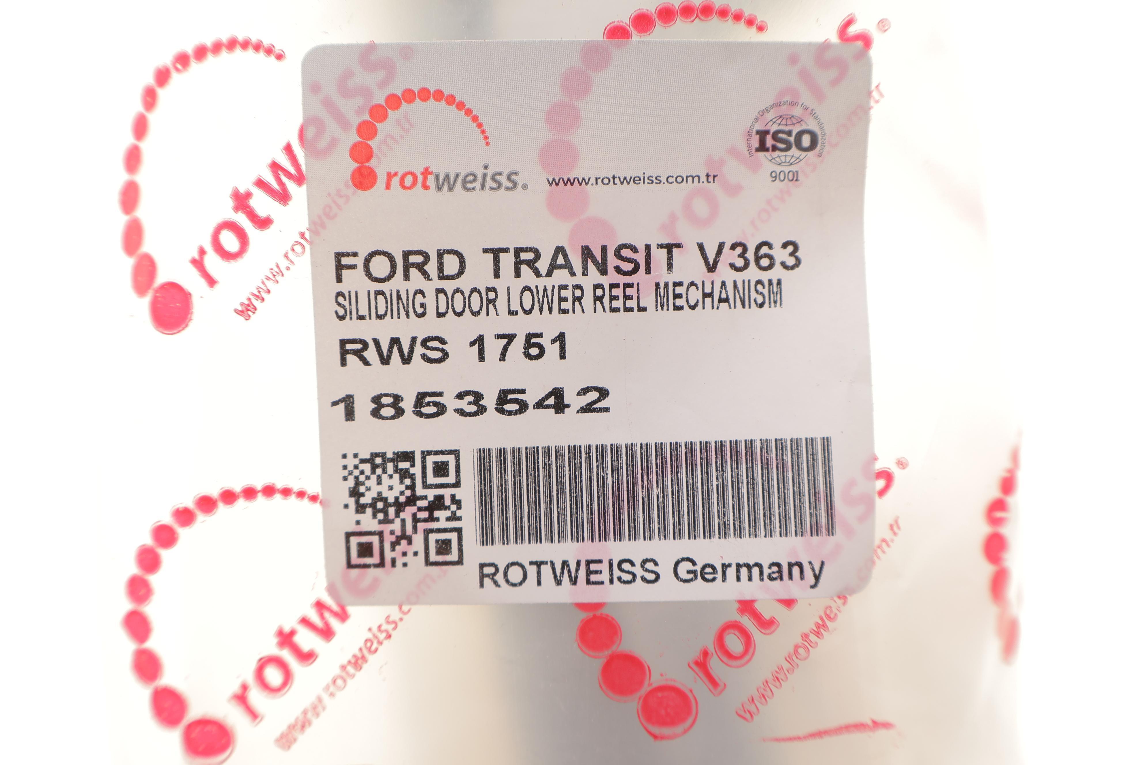 Ролик дверей (бічних/нижній) Ford Transit Custom 12- (R) (з кронштейном)