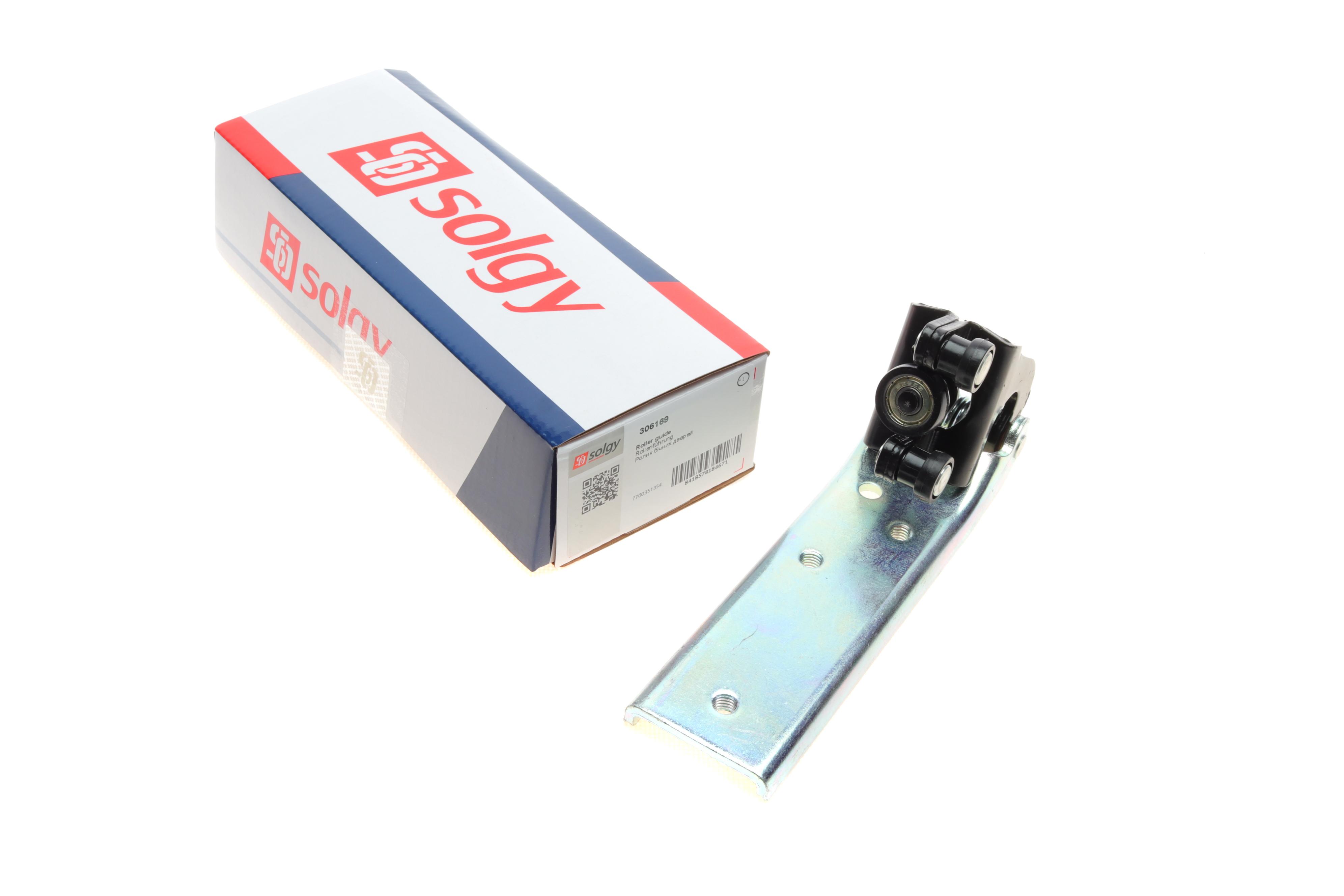 Ролик дверей (бічних/средний) Renault Master 98- (L) (з кронштейном)