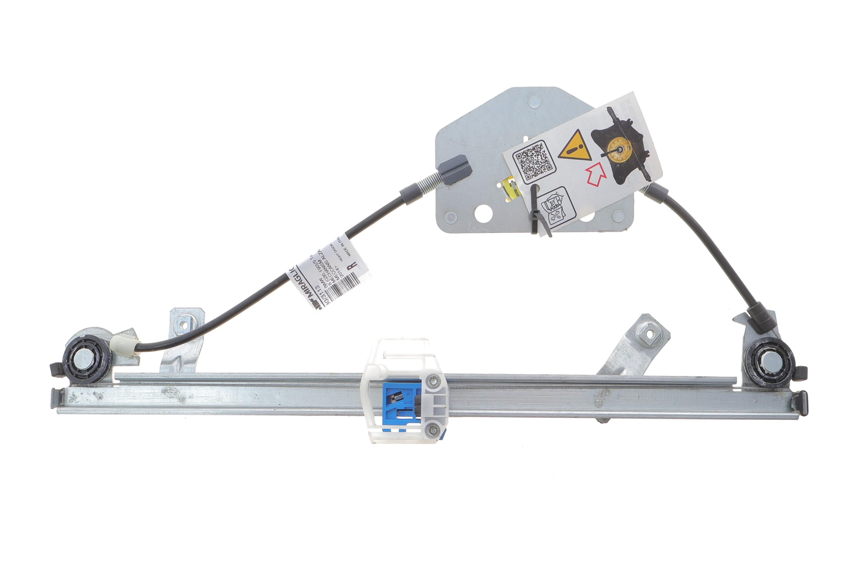 Склопідіймач (задній) BMW 5 (G30/F90/G31) 16- (R) (електро) (без моторчика)