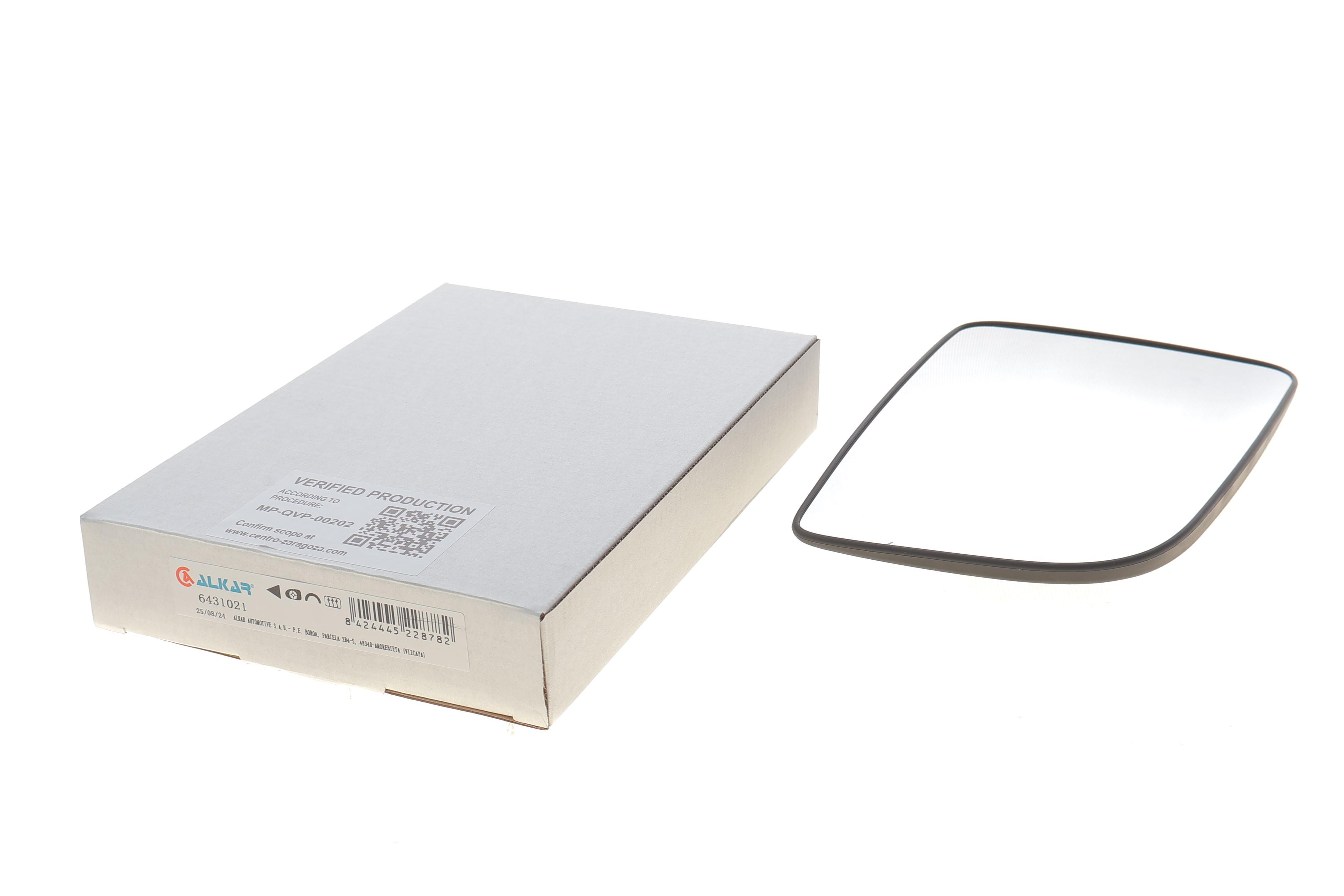 Скло дзеркала (з підігрівом) MB Sprinter 18- (L)