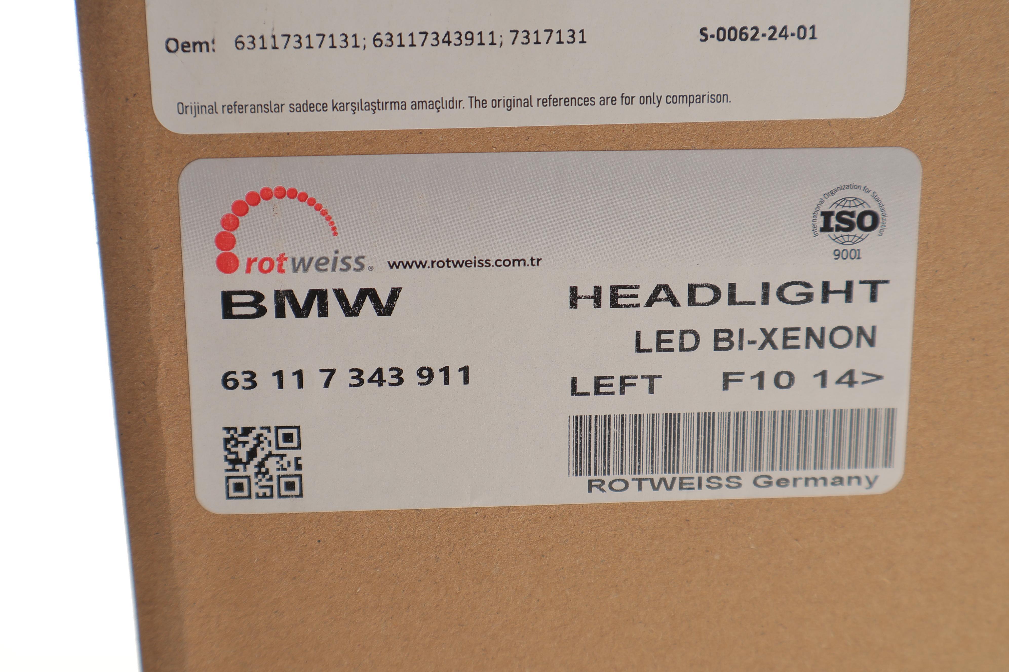 Фара (L) BMW 5 (F10) 11-16 (Bi-Xenon)