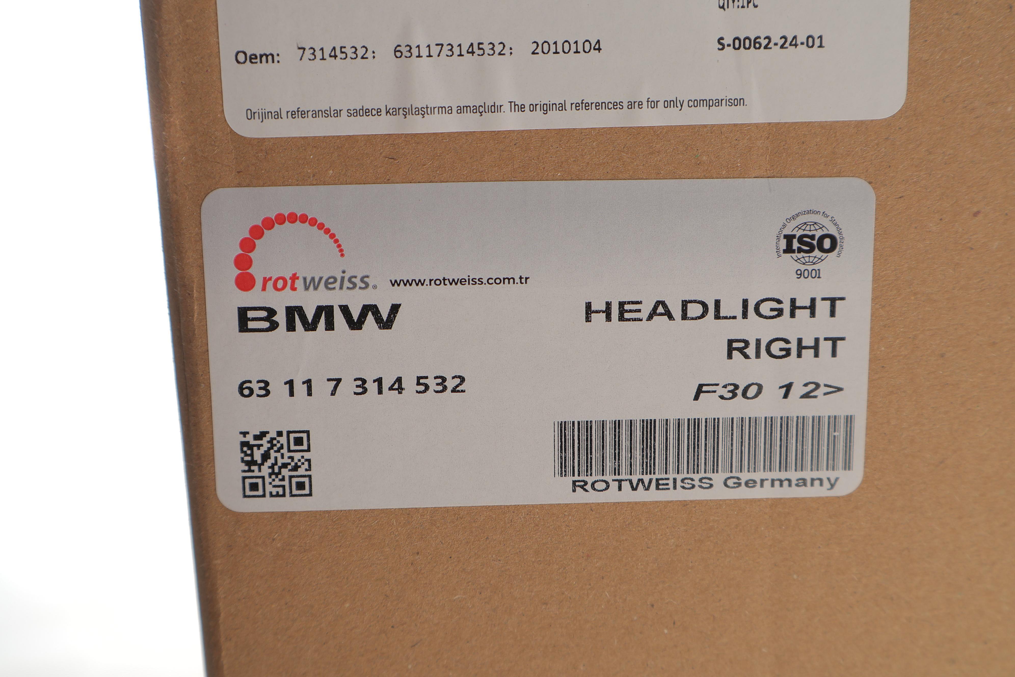 Фара (R) BMW 3 (F30/F80) 11-18 (Bi-Xenon)