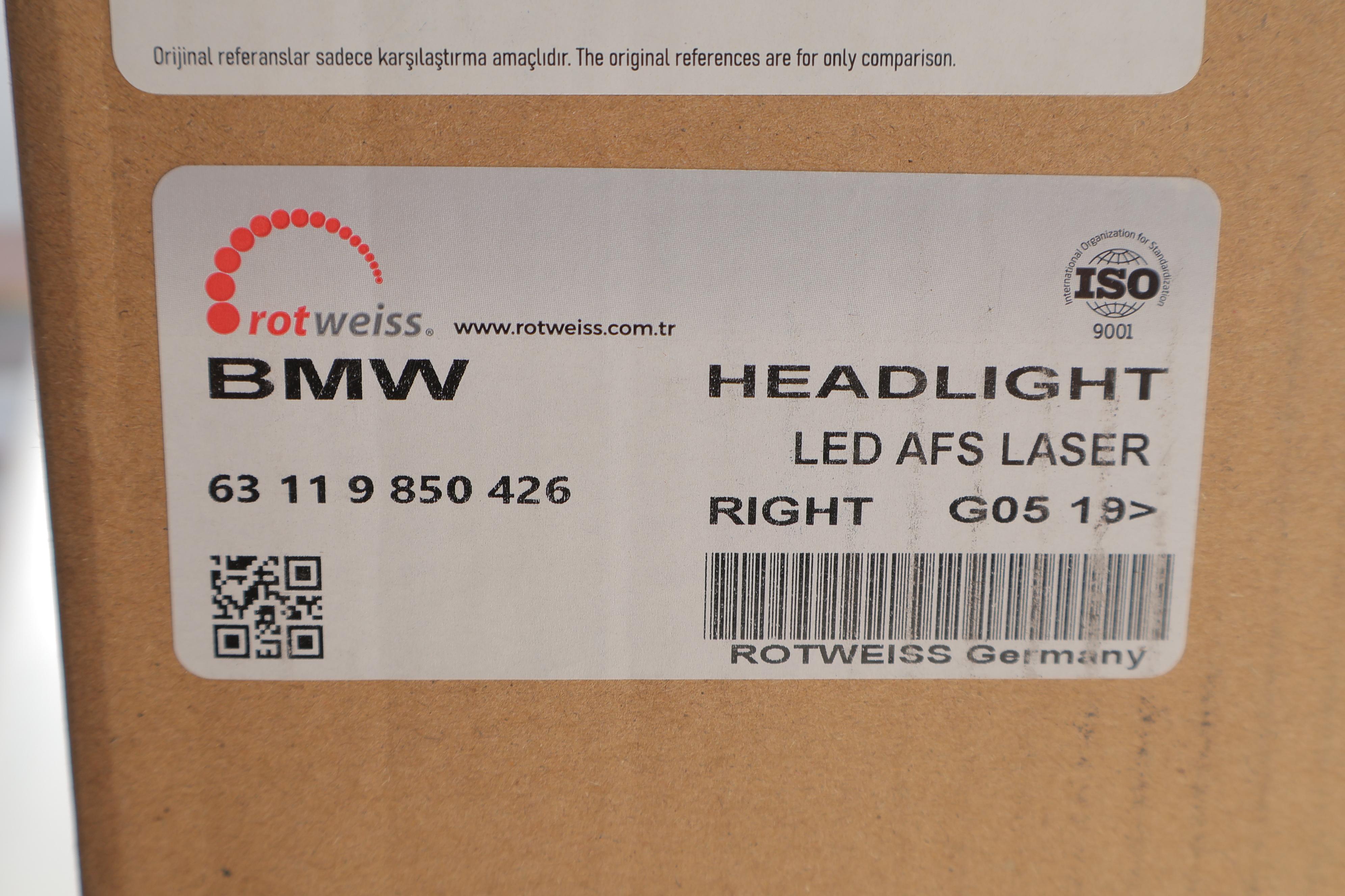 Фара (R) BMW X5 (G05/F95)/X6 (G06/F96) 19- (LED)