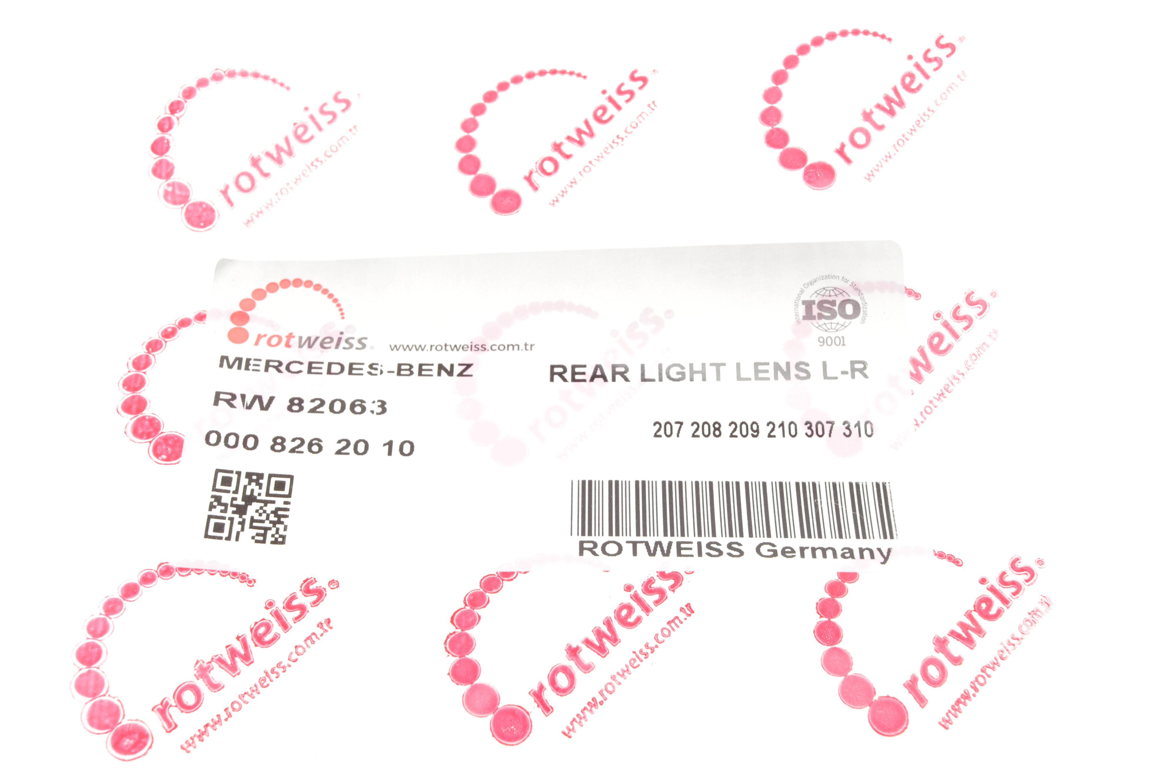 Скло ліхтаря (заднього) MB 207-410D