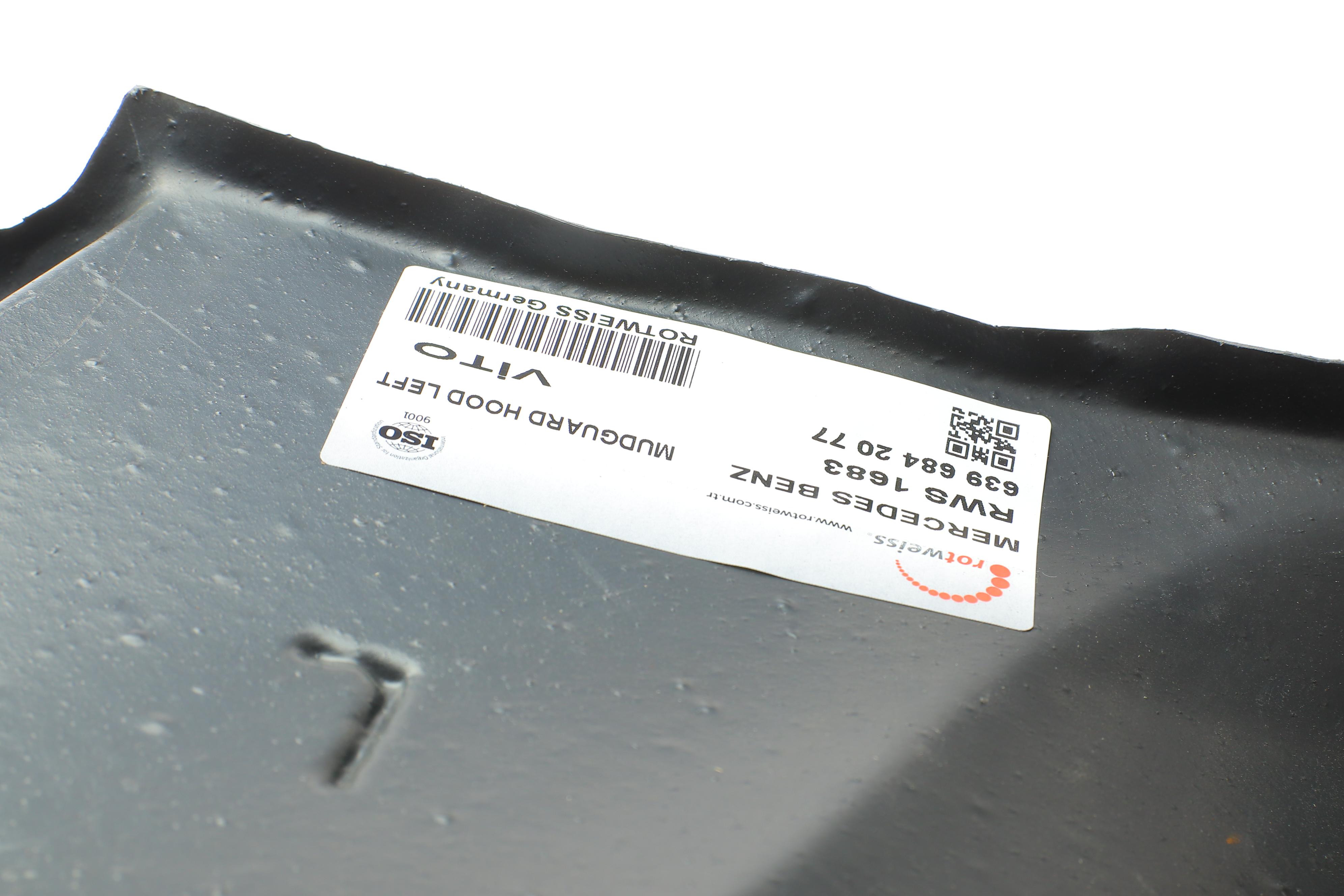 Підкрильник (передній) MB Vito (W639) 03-10 (L)