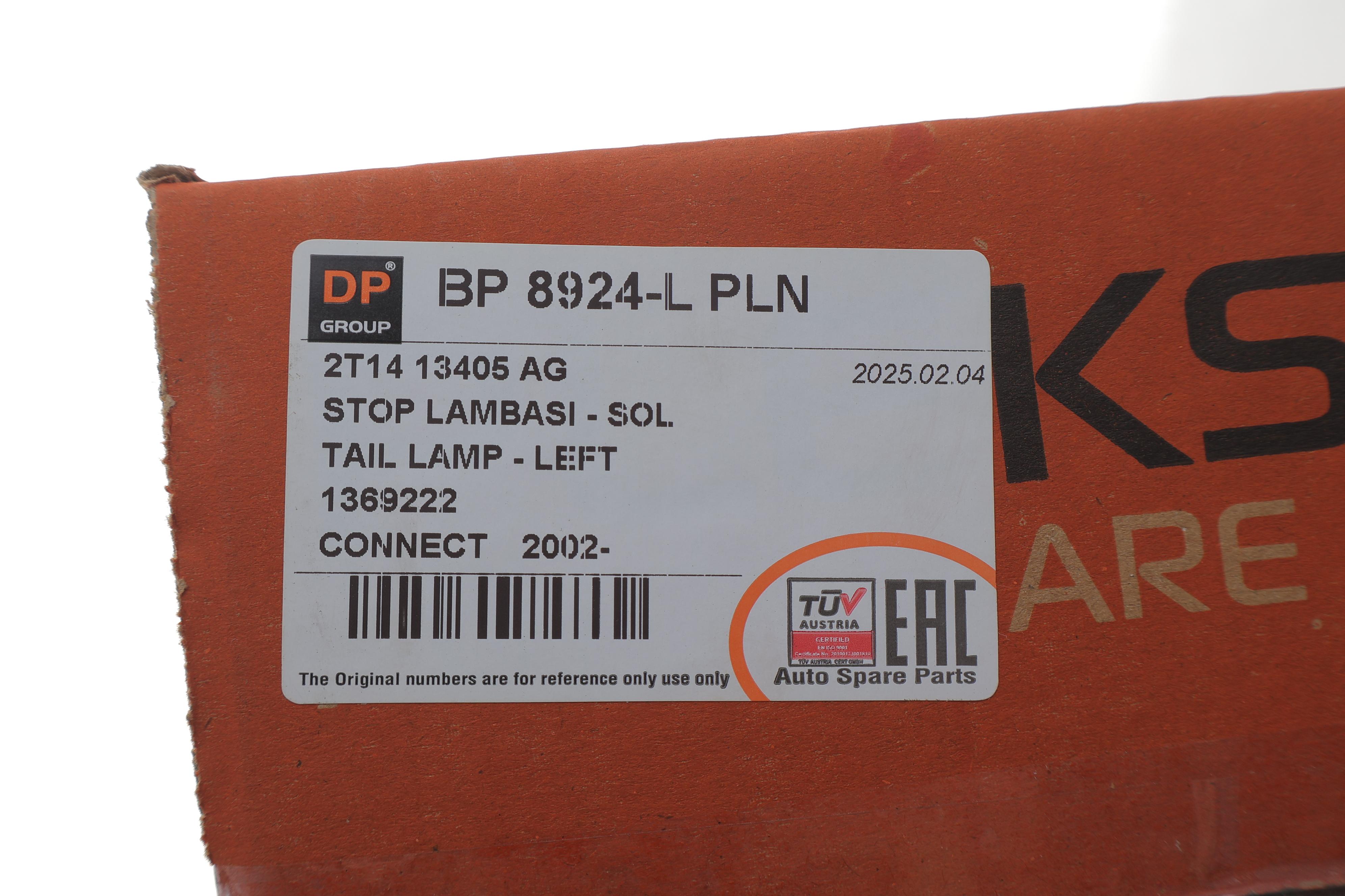 Ліхтар задній Ford Connect 02- (L)