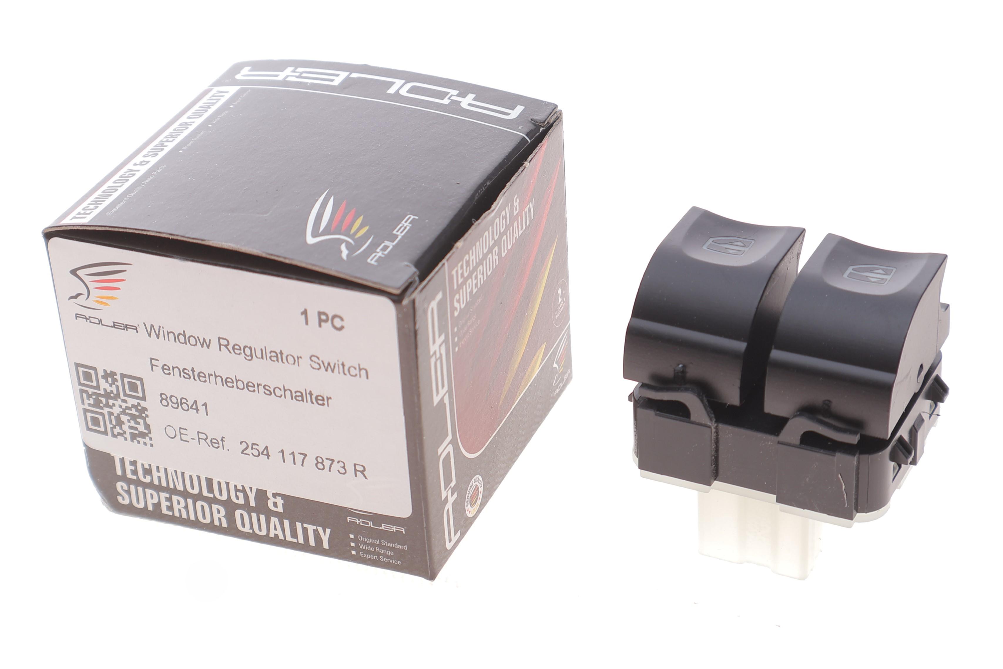 Кнопка склопідйомника (L) Renault Dokker/Captur/Clio IV/Zoe 12- (блок)