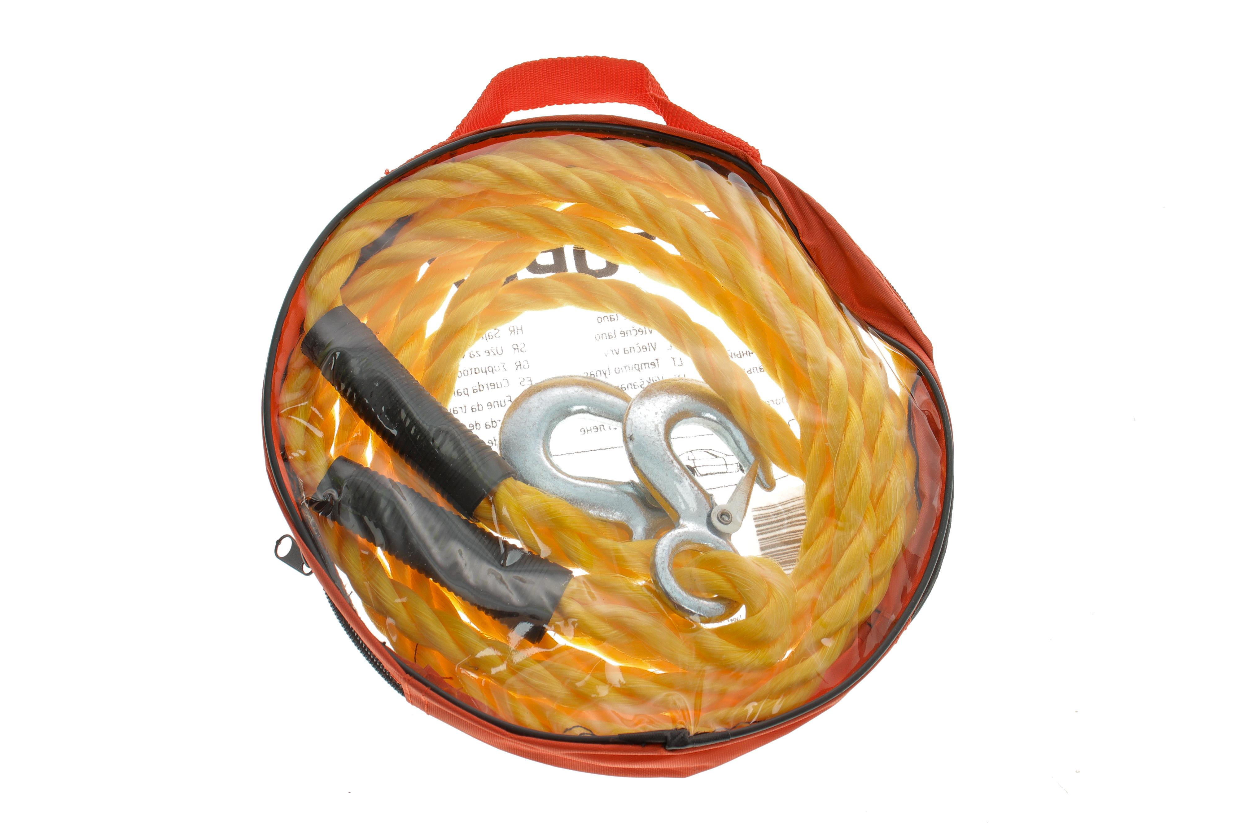 Трос буксирувальний (2.1T) (4м) (з метал.крючками)