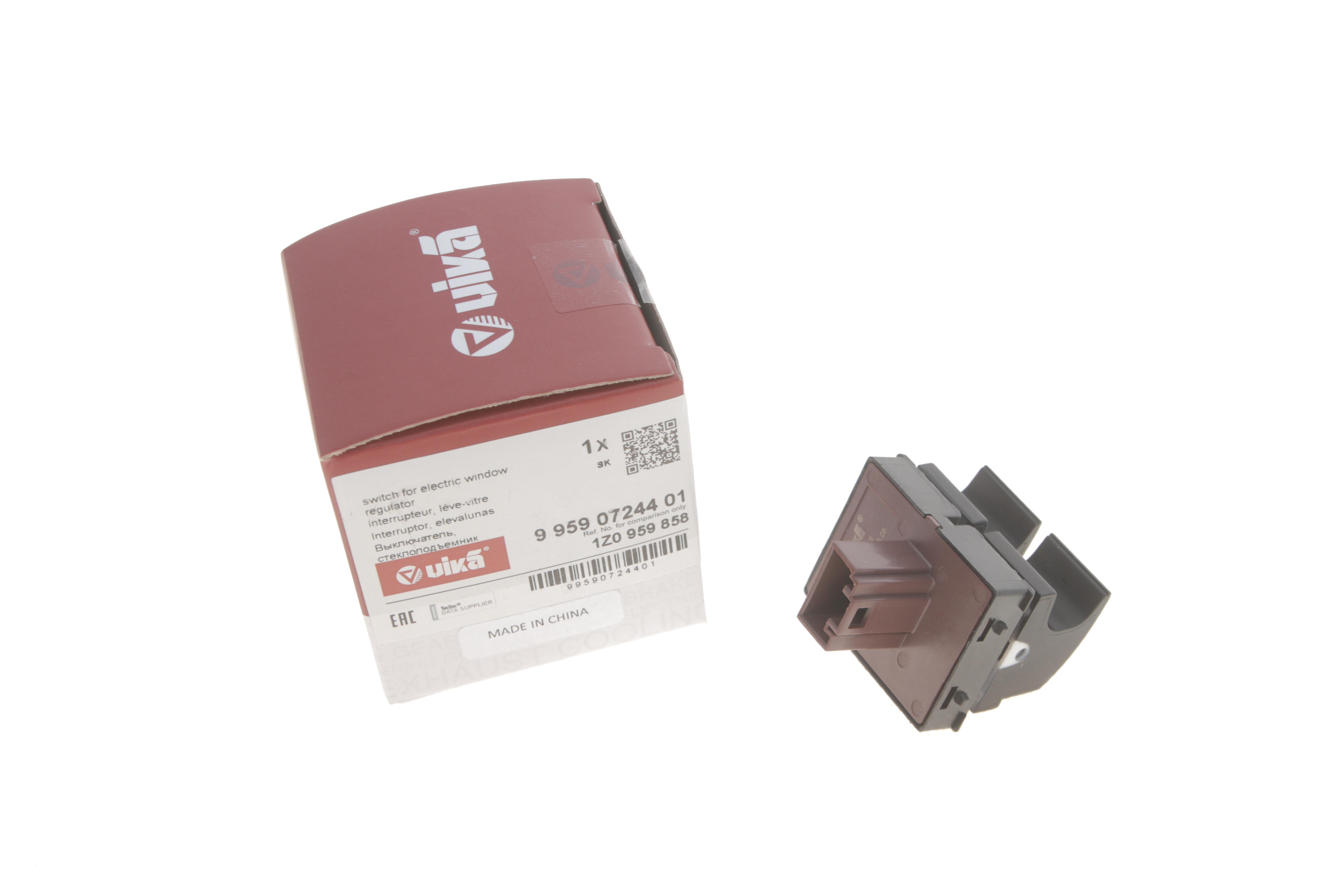 Кнопка склопідіймача Skoda Octavia II 04-13 (подвійна)