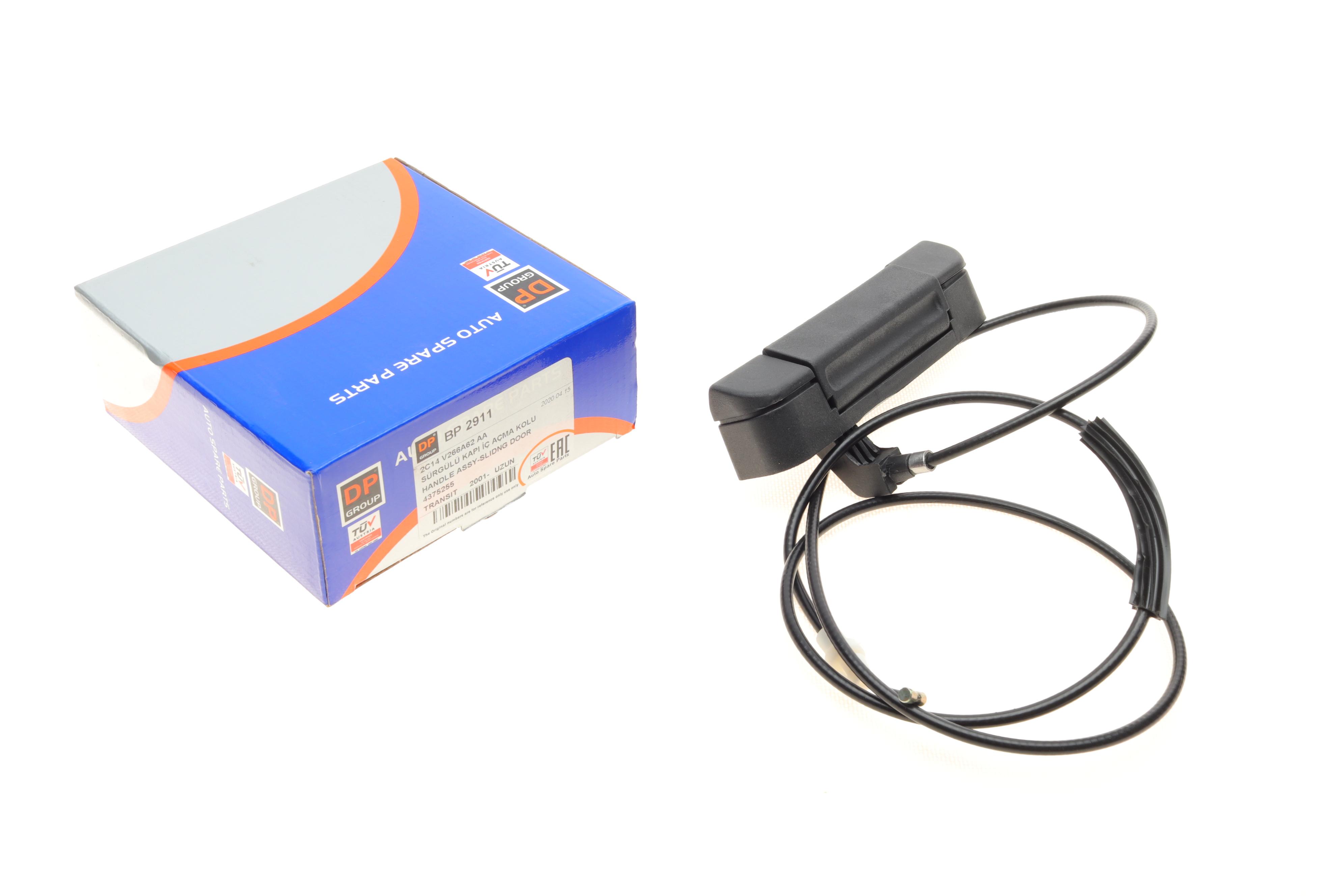 Ручка дверей (бічних/всередині) Ford Transit 00- (з тросіком)